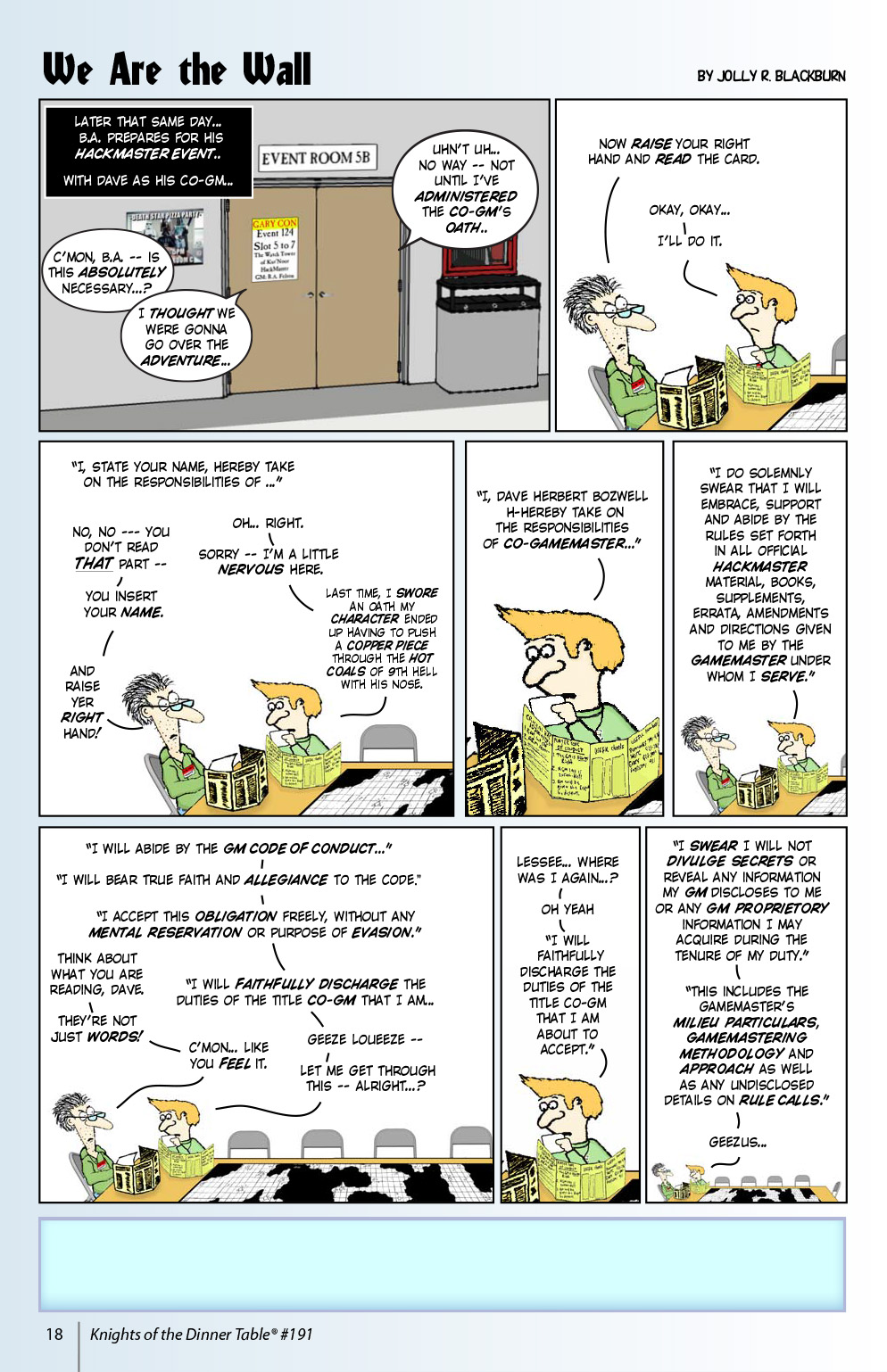 Read online Knights of the Dinner Table comic -  Issue #191 - 20