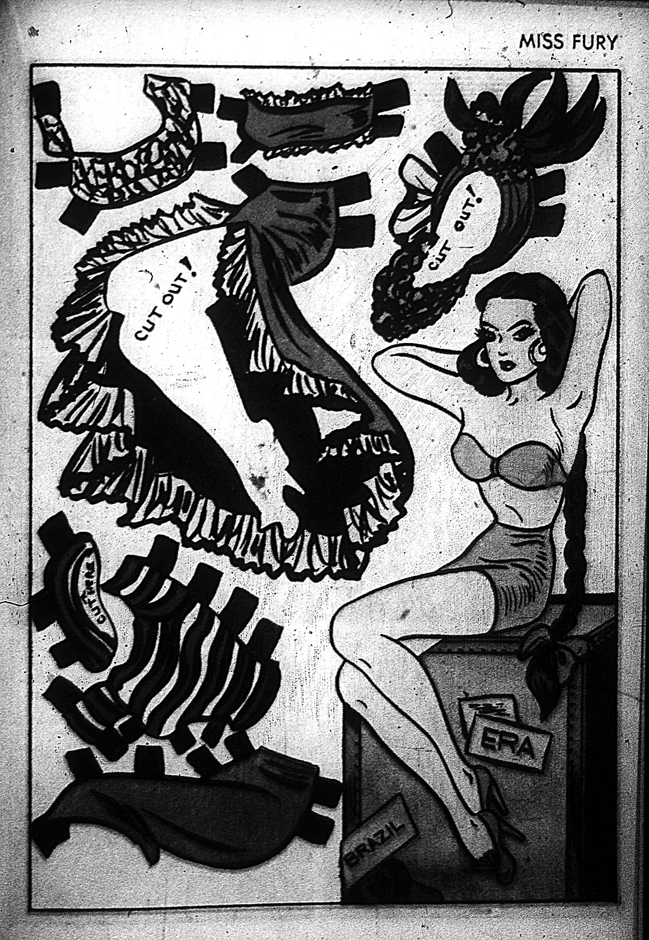 Read online Miss Fury (1942) comic -  Issue #3 - 35