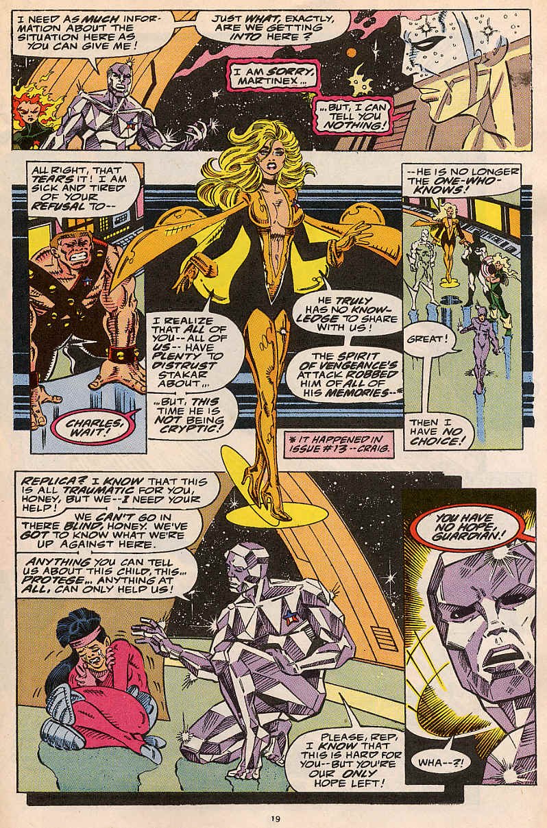 Read online Guardians of the Galaxy (1990) comic -  Issue #15 - 15