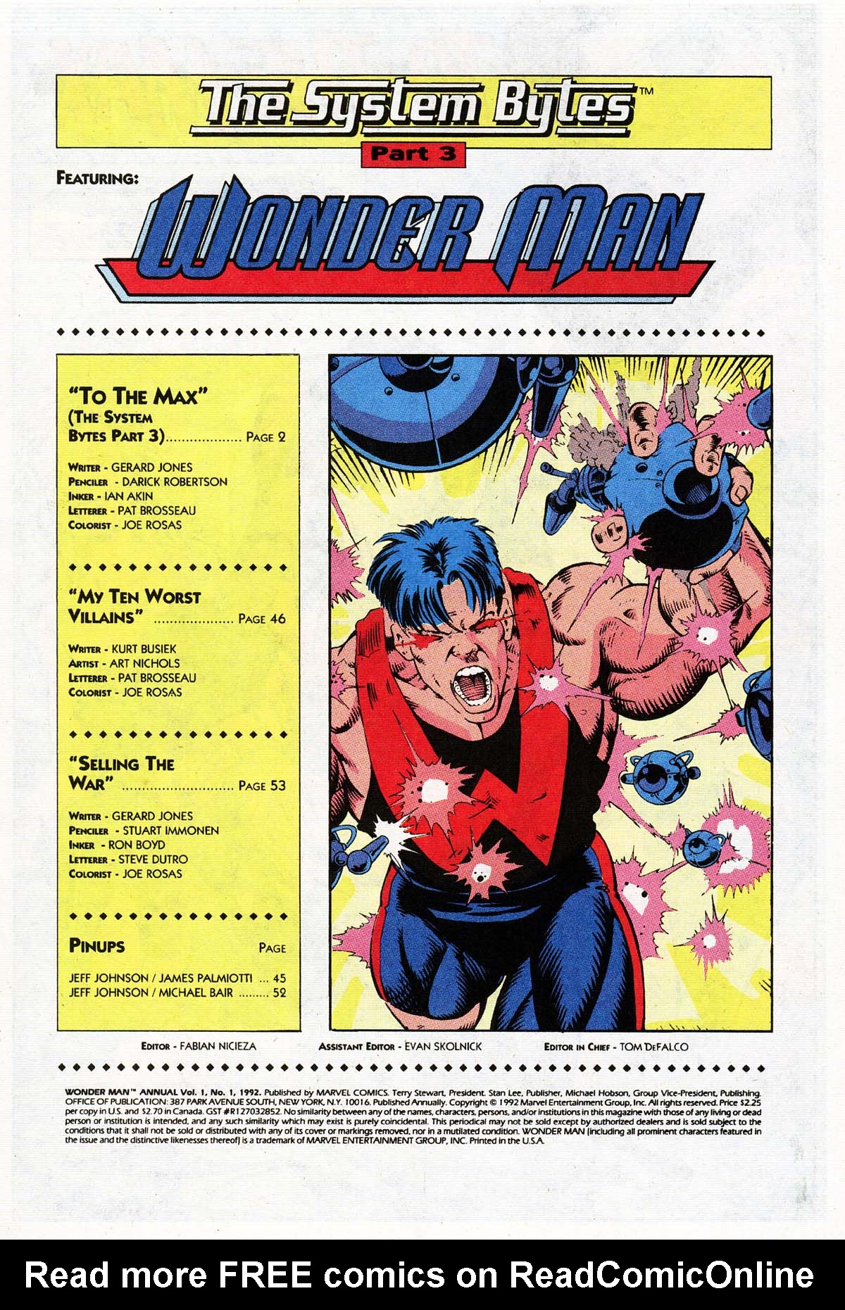 Read online Wonder Man (1991) comic -  Issue # _Annual 1 - 2