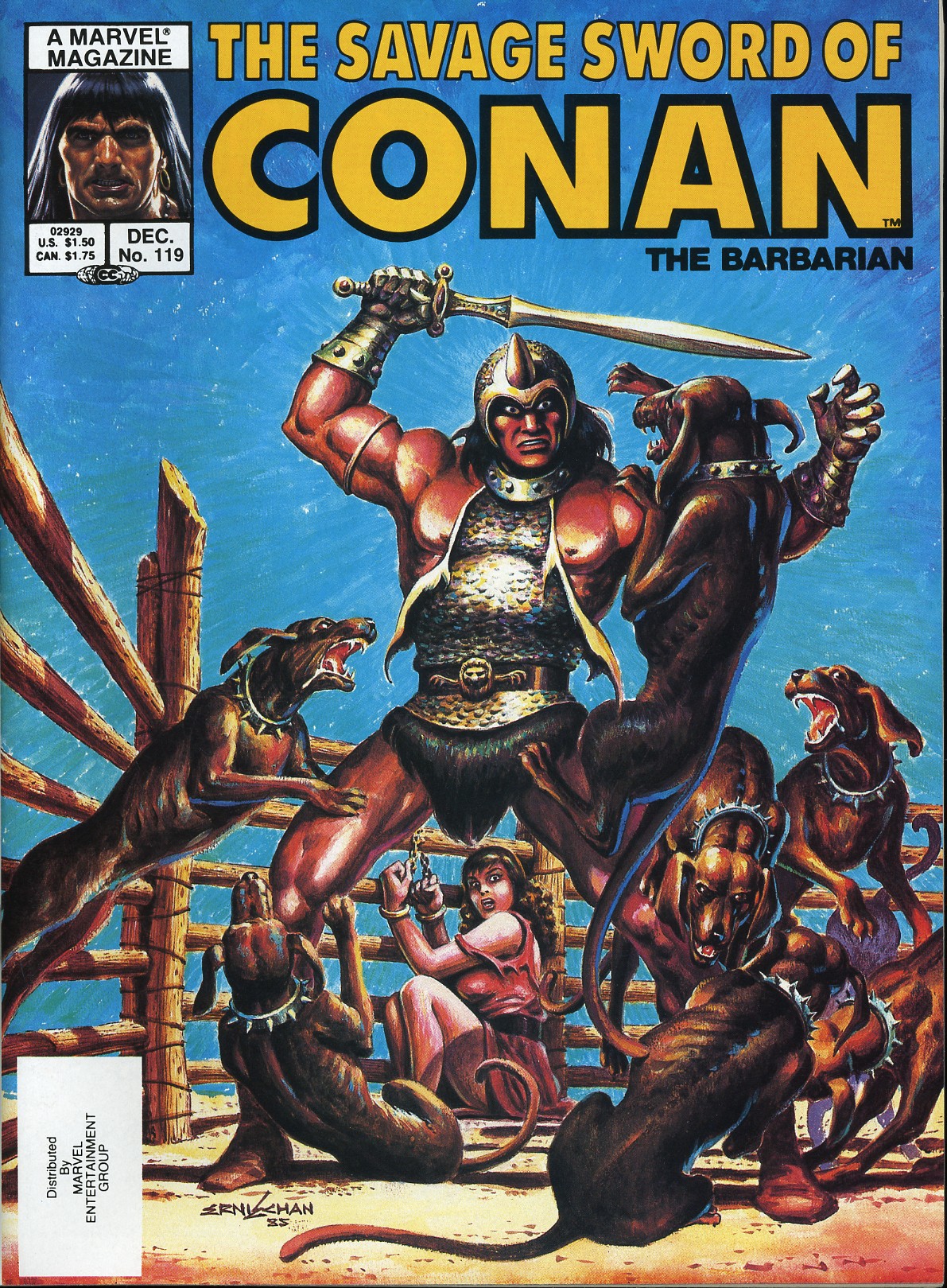 Read online The Savage Sword Of Conan comic -  Issue #119 - 1