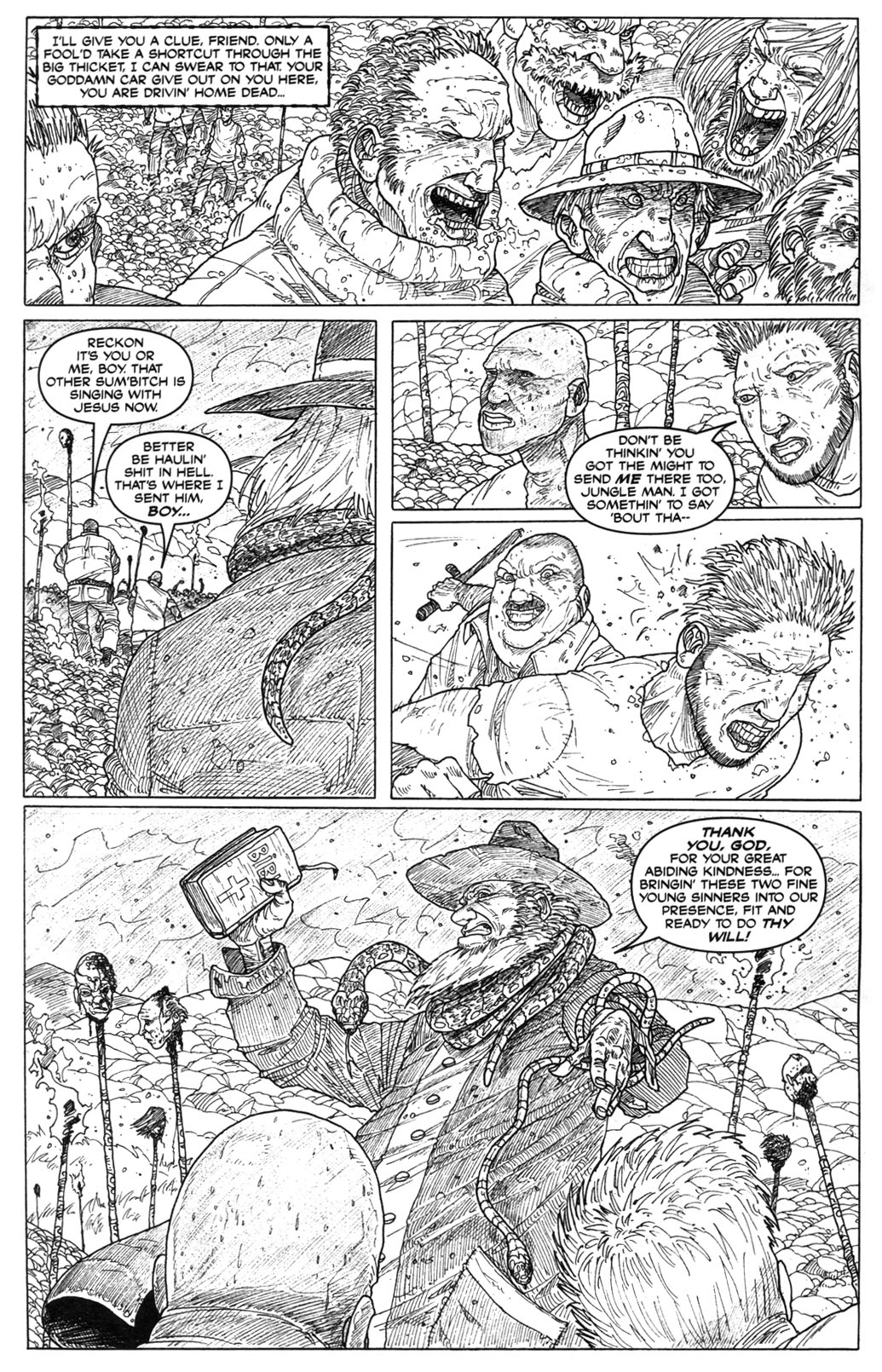 Read online Joe R. Lansdale's By Bizarre Hands comic -  Issue #3 - 4