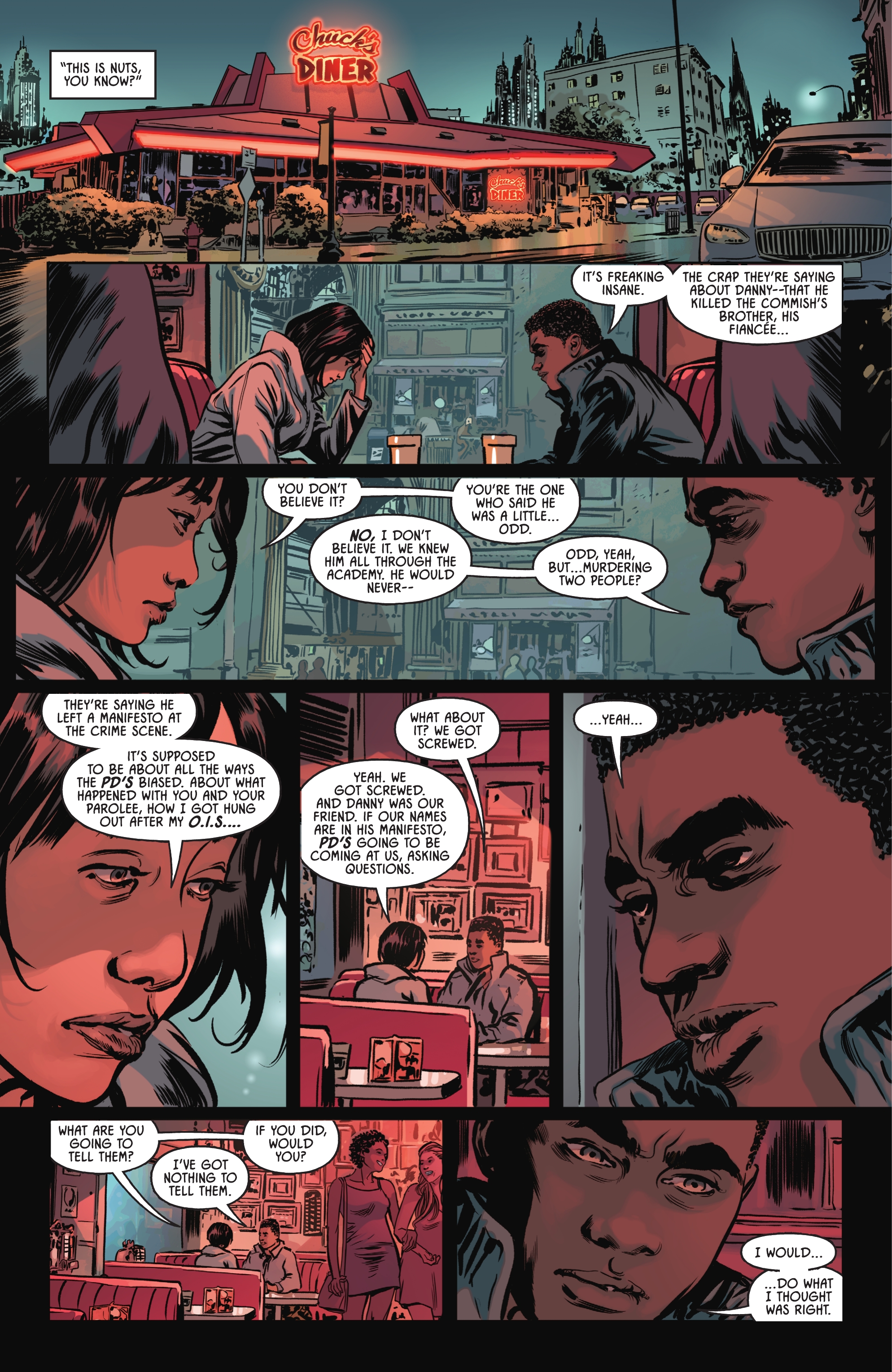 Read online GCPD: The Blue Wall comic -  Issue #5 - 10