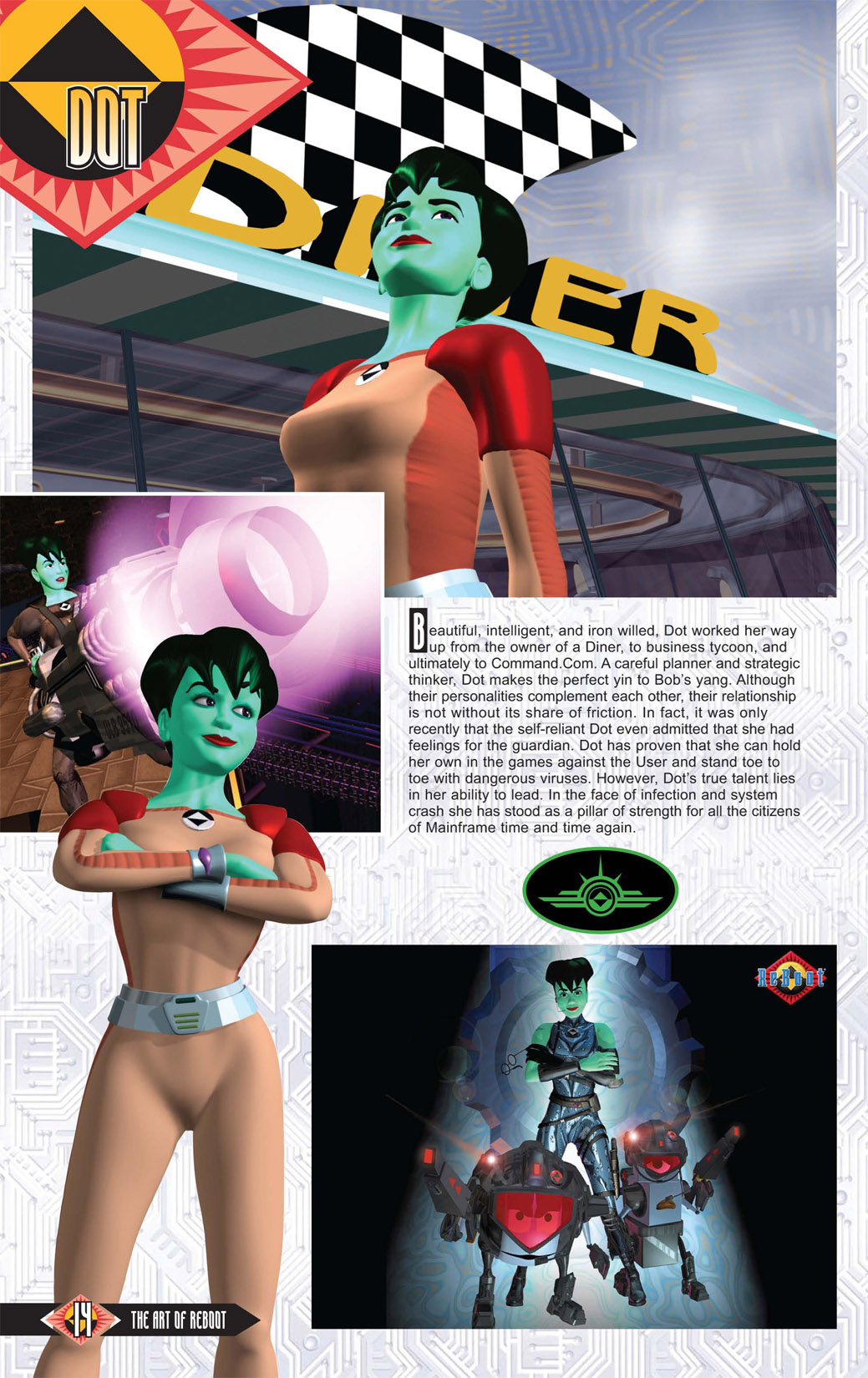 Read online The Art of Reboot comic -  Issue # TPB - 14