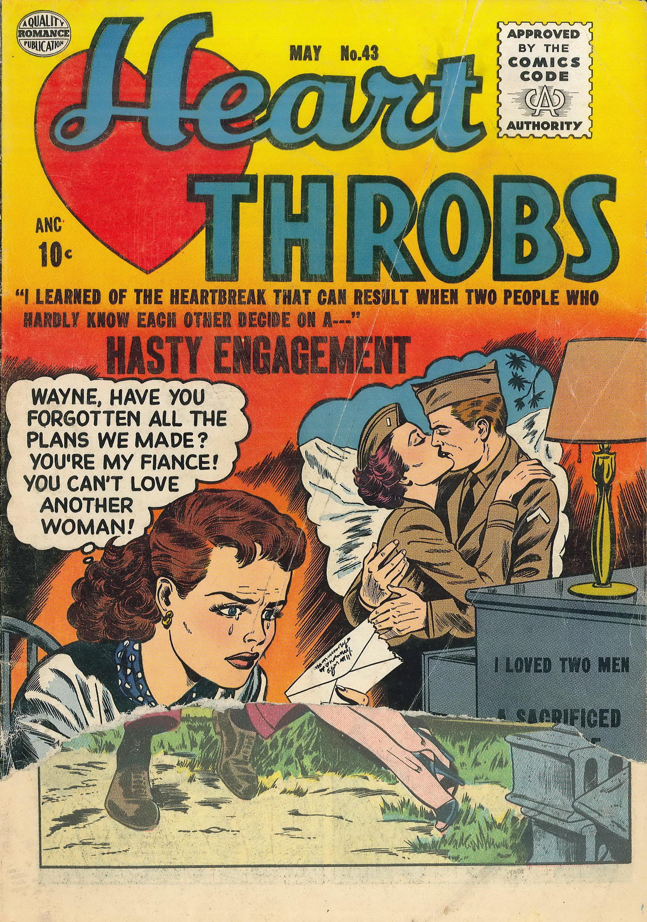 Read online Heart Throbs comic -  Issue #43 - 1