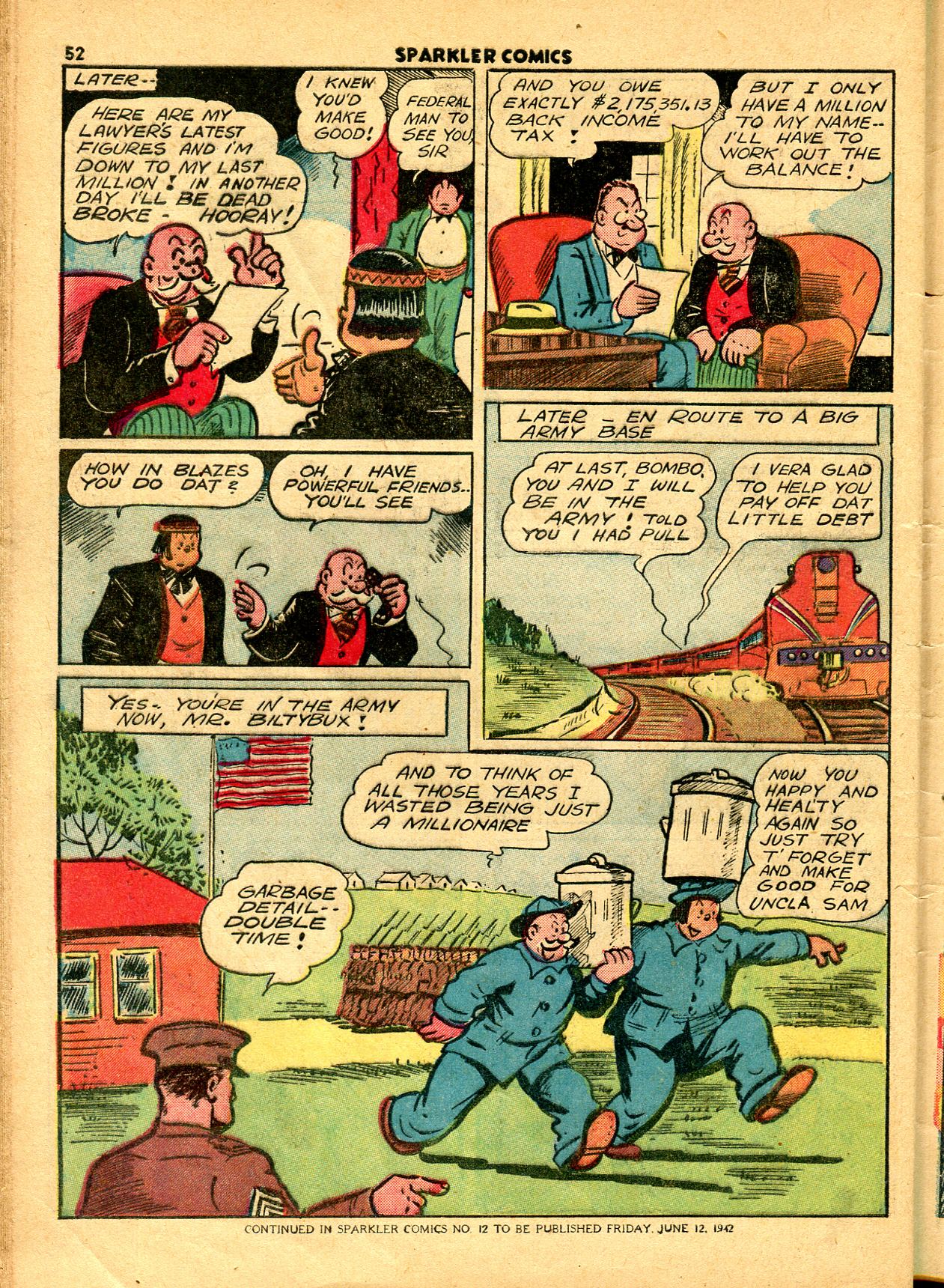 Read online Sparkler Comics comic -  Issue #11 - 50