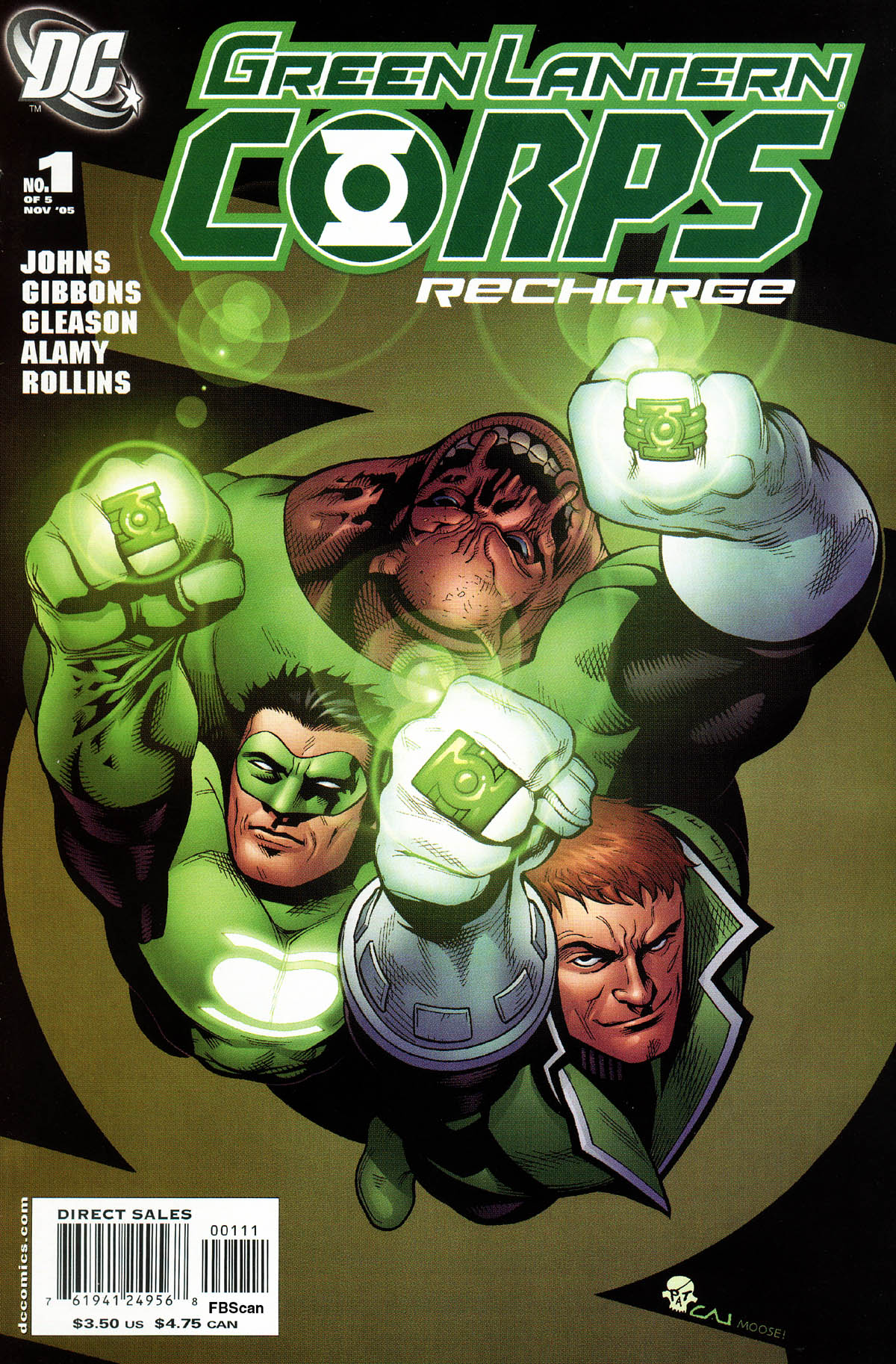 Read online Green Lantern Corps: Recharge comic -  Issue #1 - 1