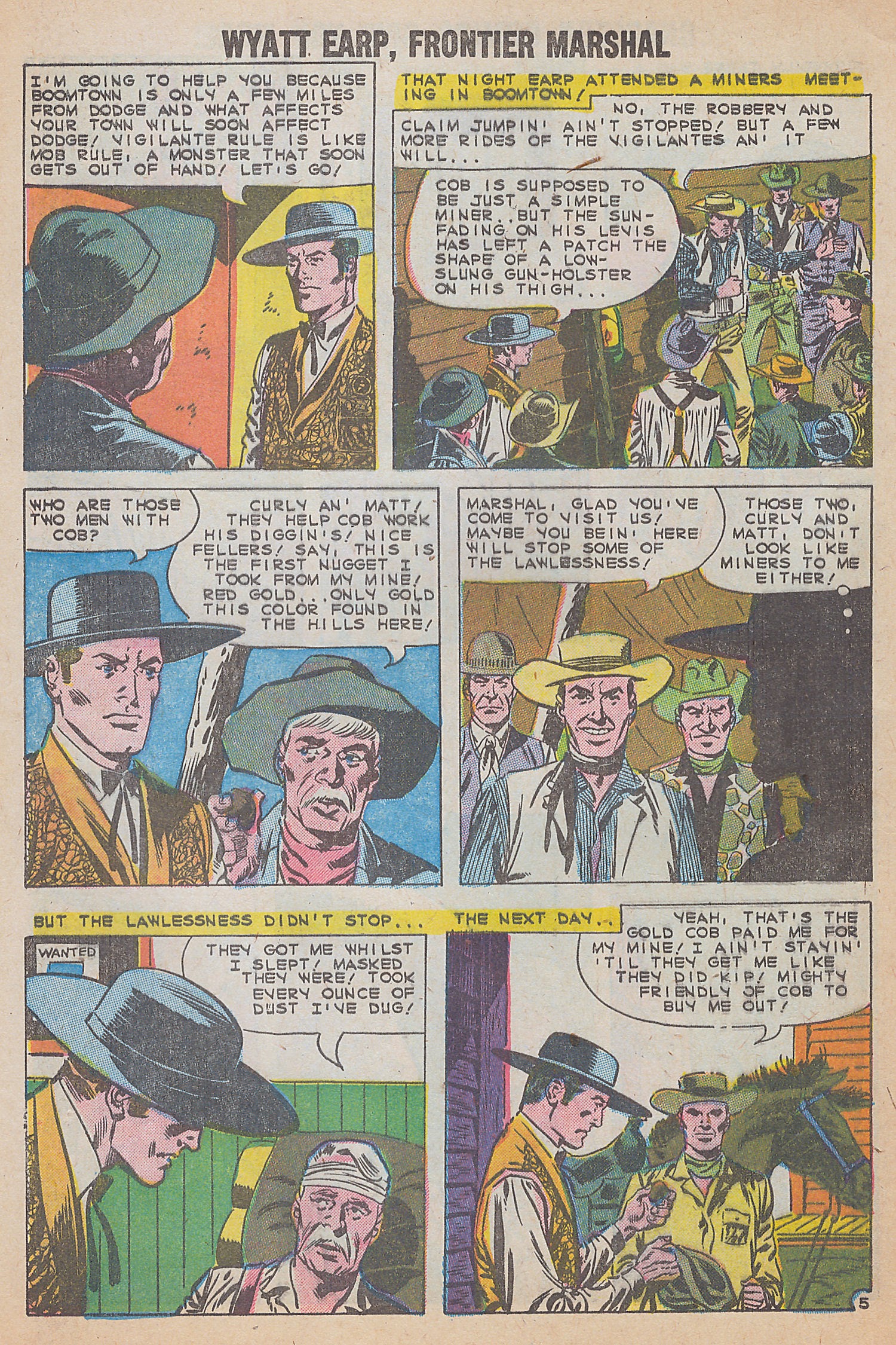 Read online Wyatt Earp Frontier Marshal comic -  Issue #29 - 8