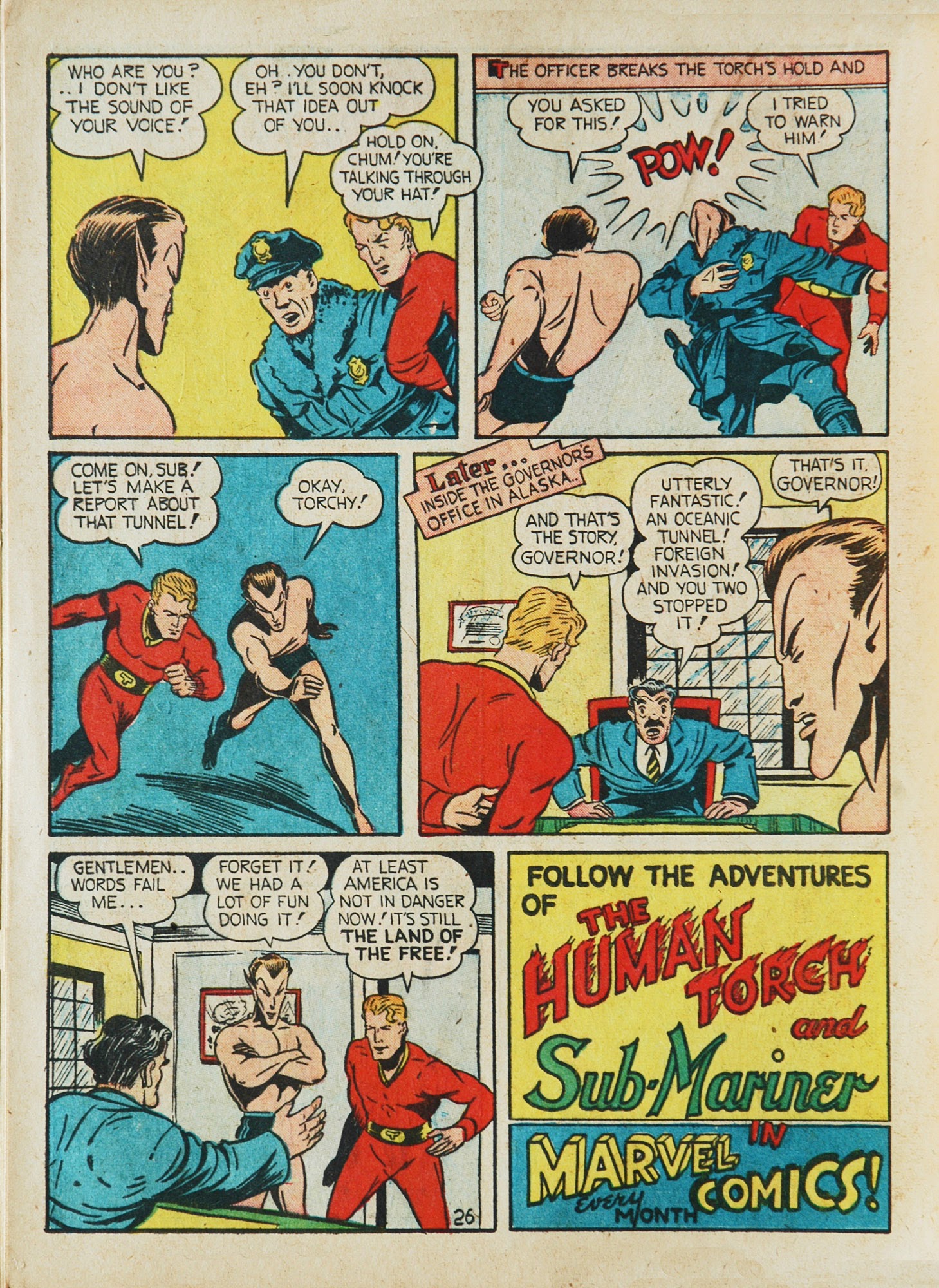 Read online Marvel Mystery Comics comic -  Issue #17 - 28