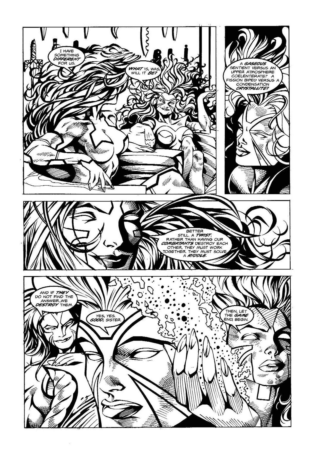 Read online Vampress Luxura / Baby Angel X comic -  Issue #1 - 6