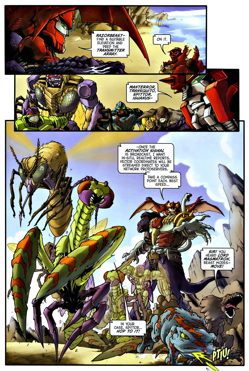 Read online Transformers, Beast Wars The Gathering comic Issue 1