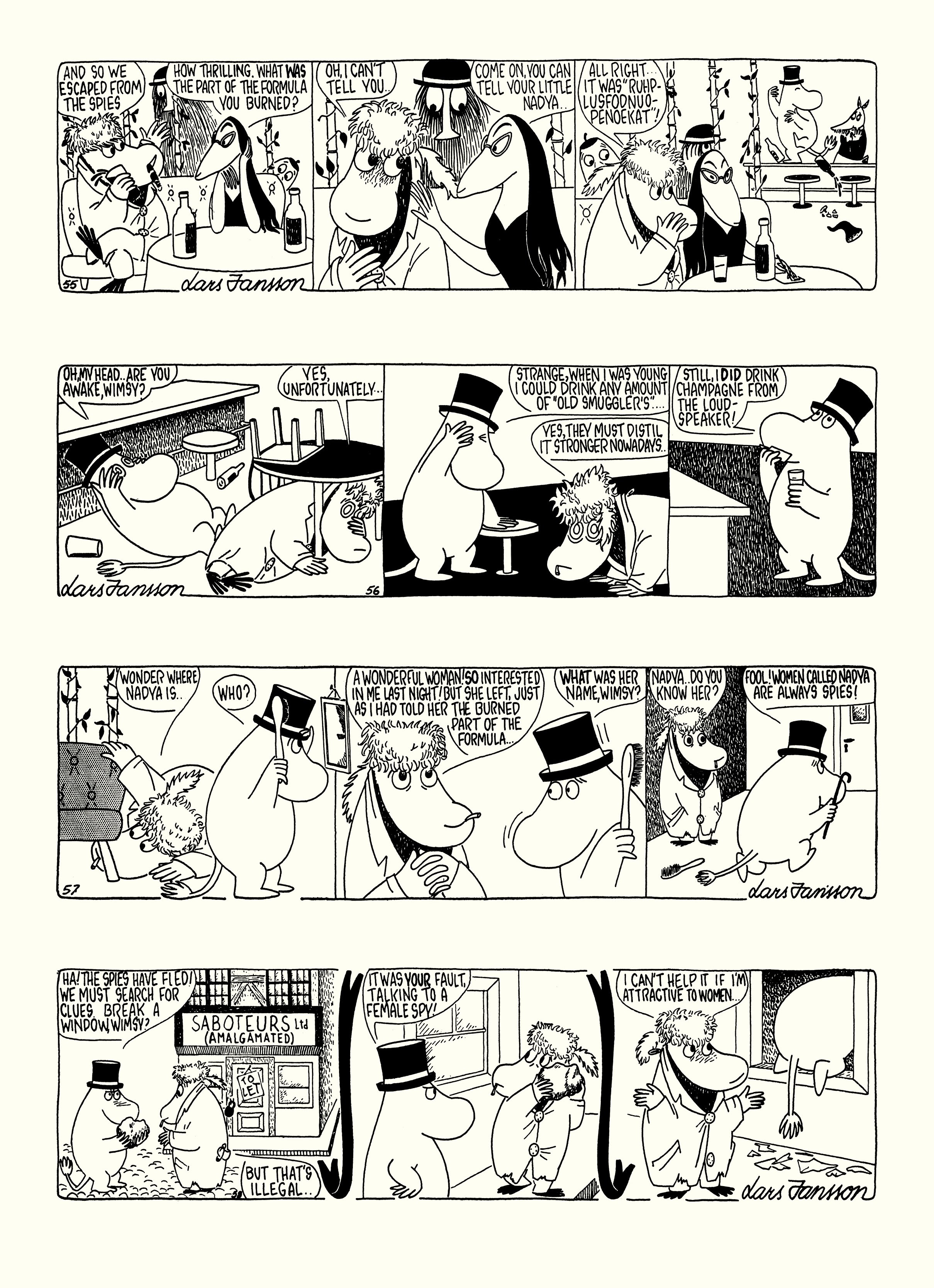 Read online Moomin: The Complete Lars Jansson Comic Strip comic -  Issue # TPB 6 - 61