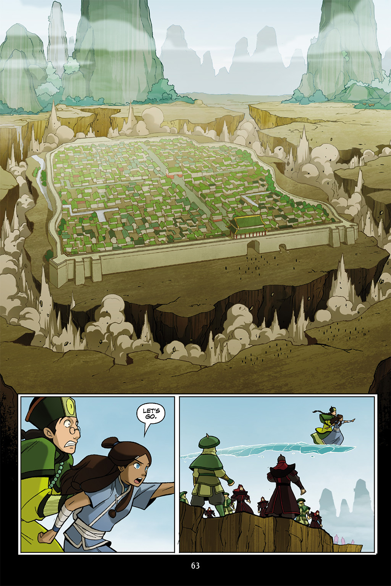 Read online Nickelodeon Avatar: The Last Airbender - The Promise comic -  Issue # Part 3 - 63