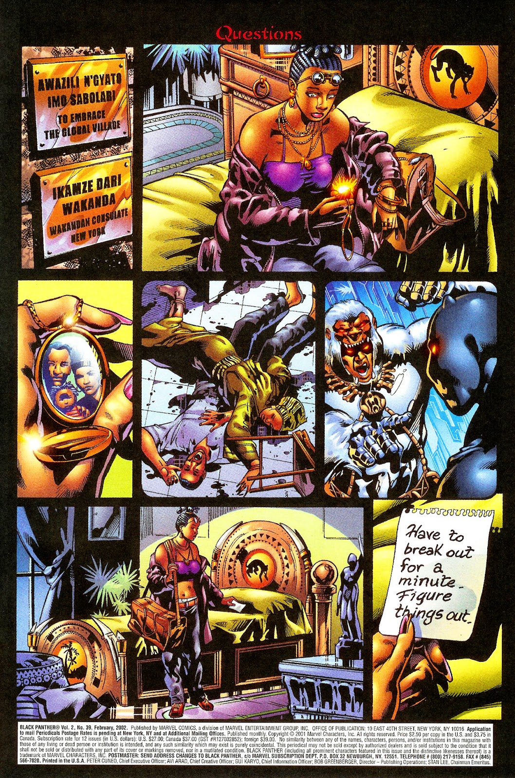Black Panther (1998) issue 39 - Page 2