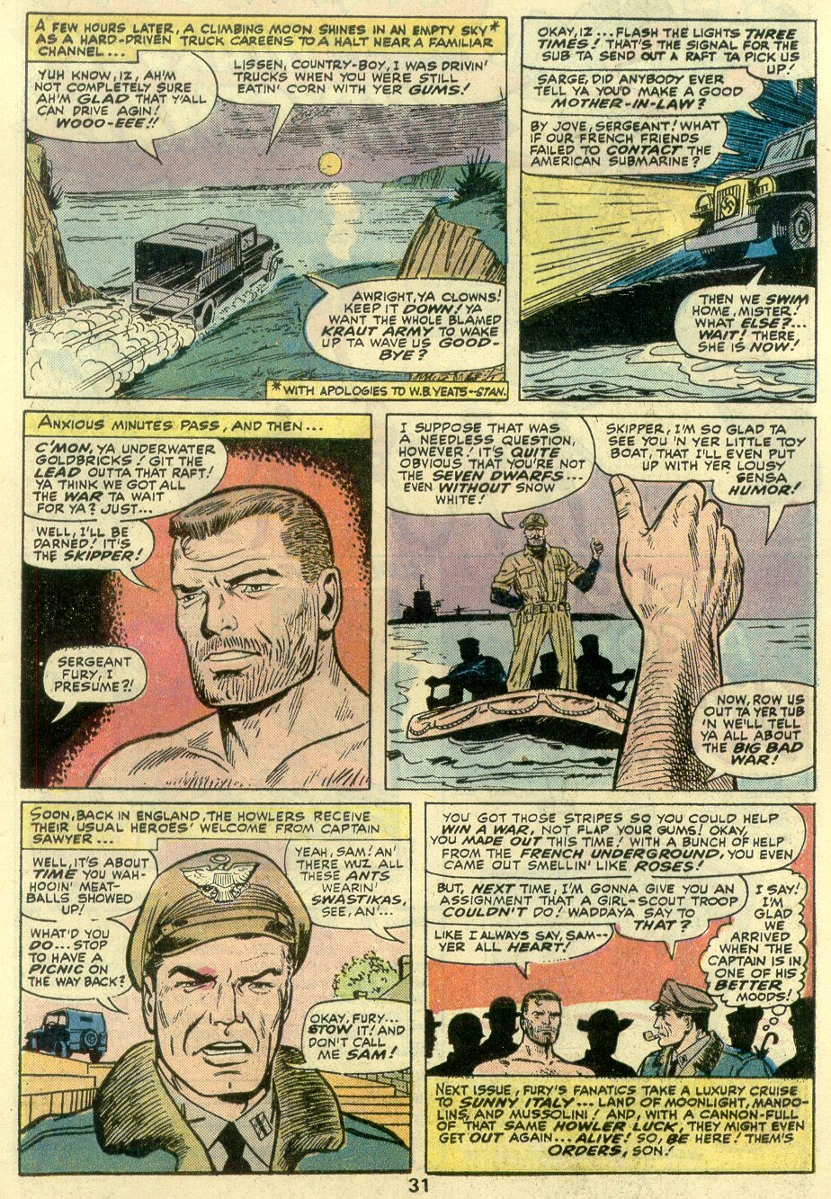 Read online Sgt. Fury comic -  Issue #131 - 33