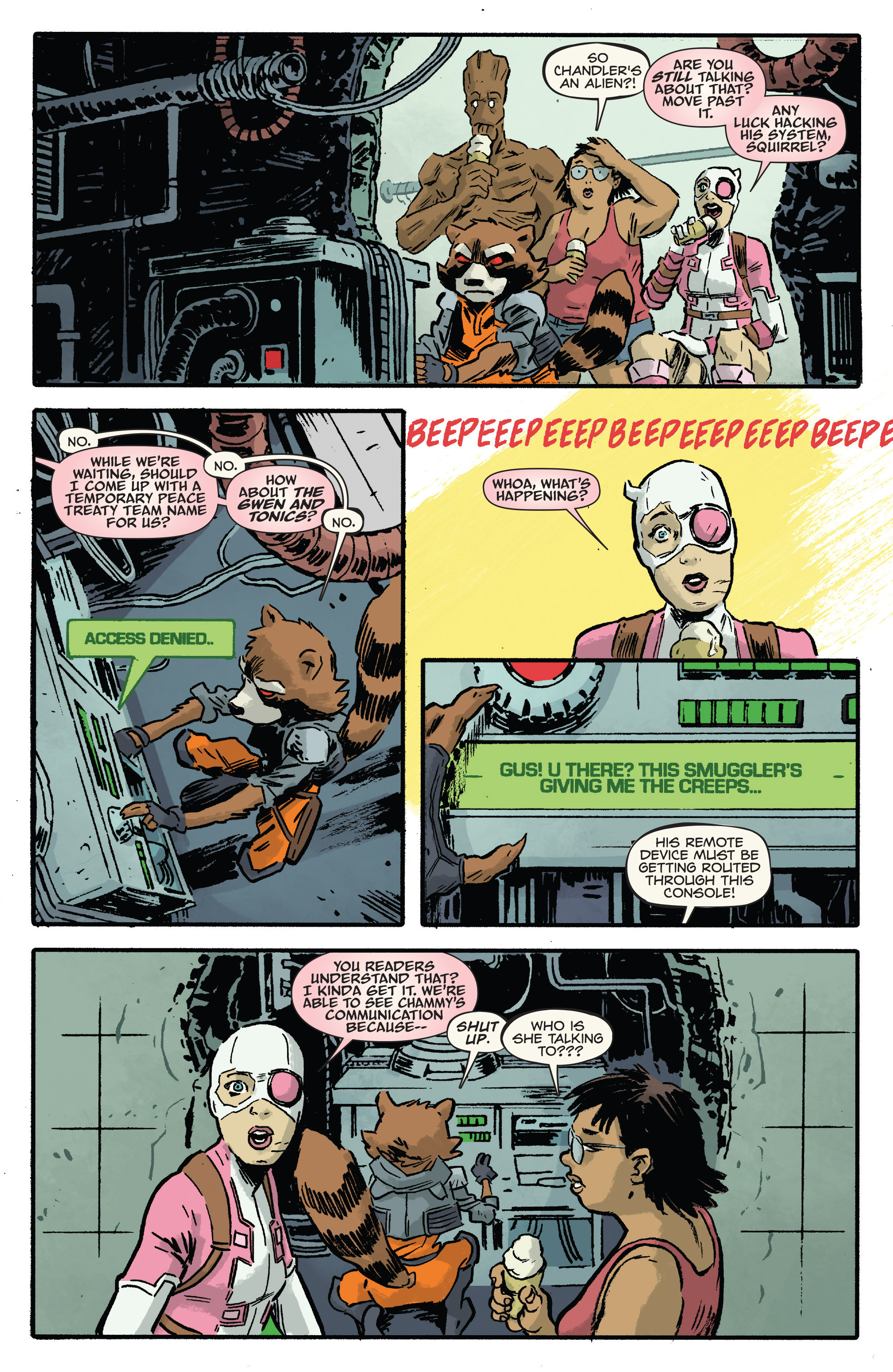 Read online Rocket Raccoon & Groot comic -  Issue #9 - 10