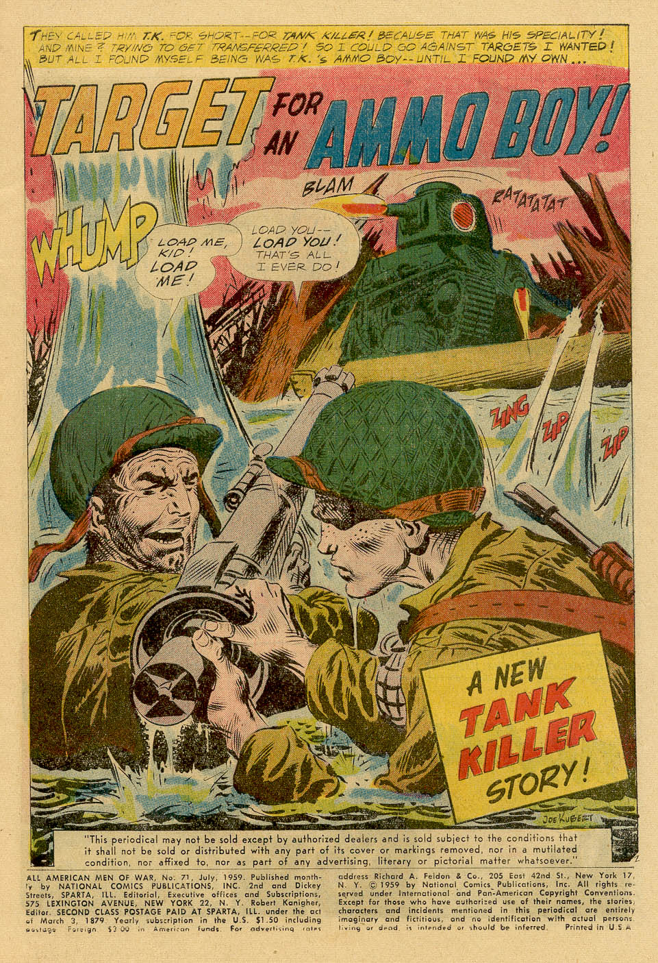 Read online All-American Men of War comic -  Issue #71 - 3
