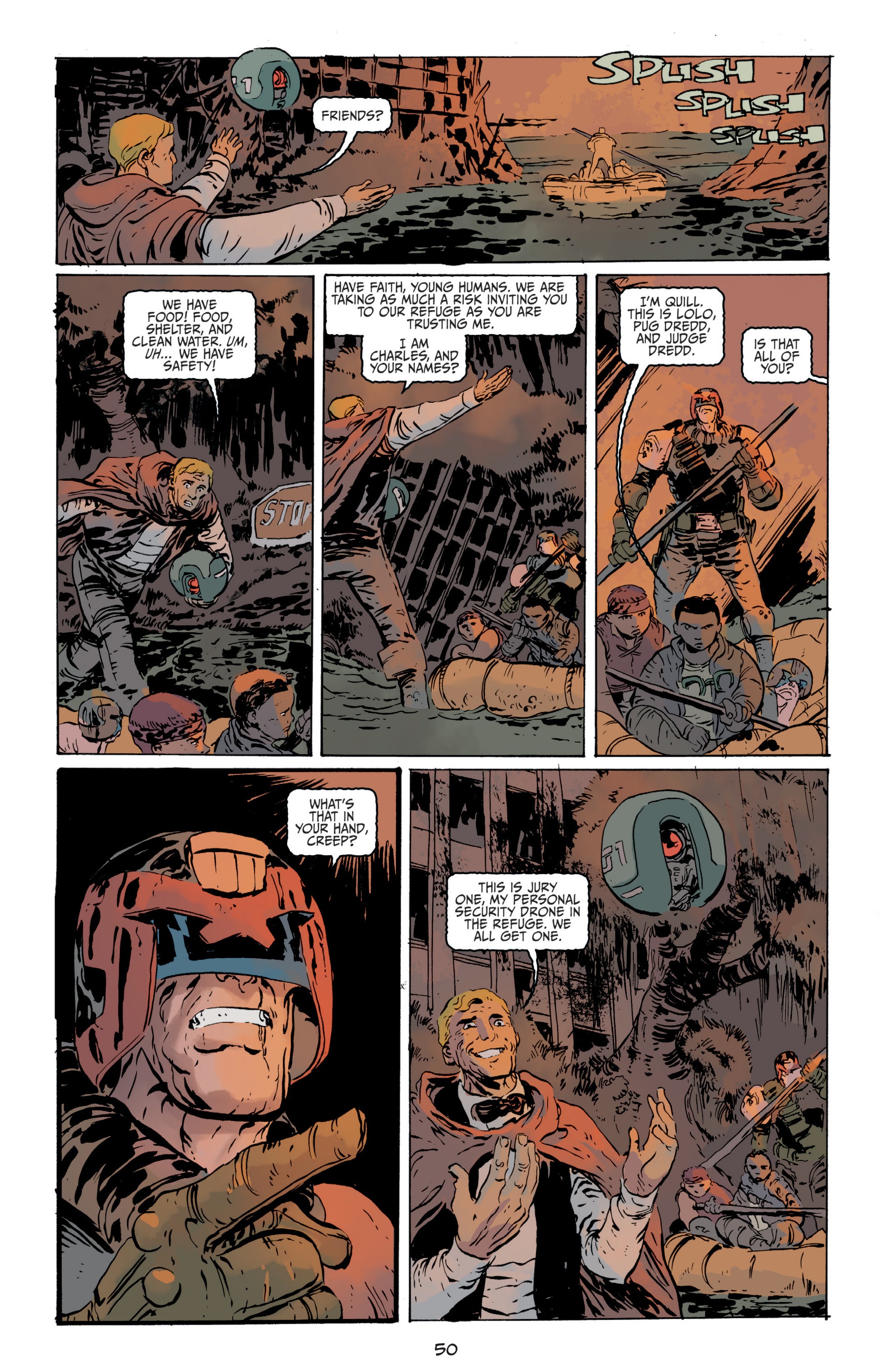 Read online Judge Dredd: Mega-City Zero comic -  Issue # TPB 2 - 50