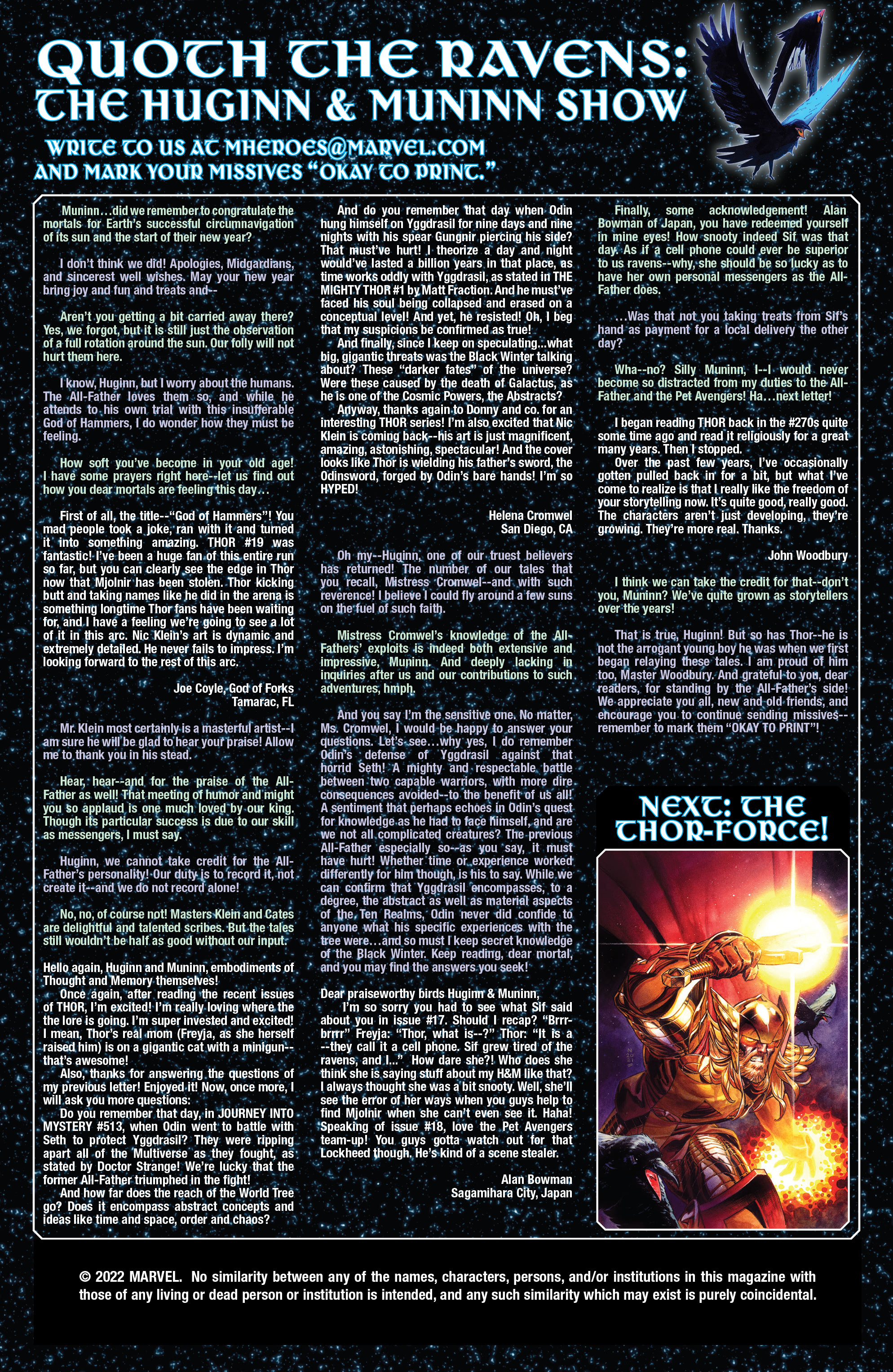 Read online Thor (2020) comic -  Issue #22 - 22