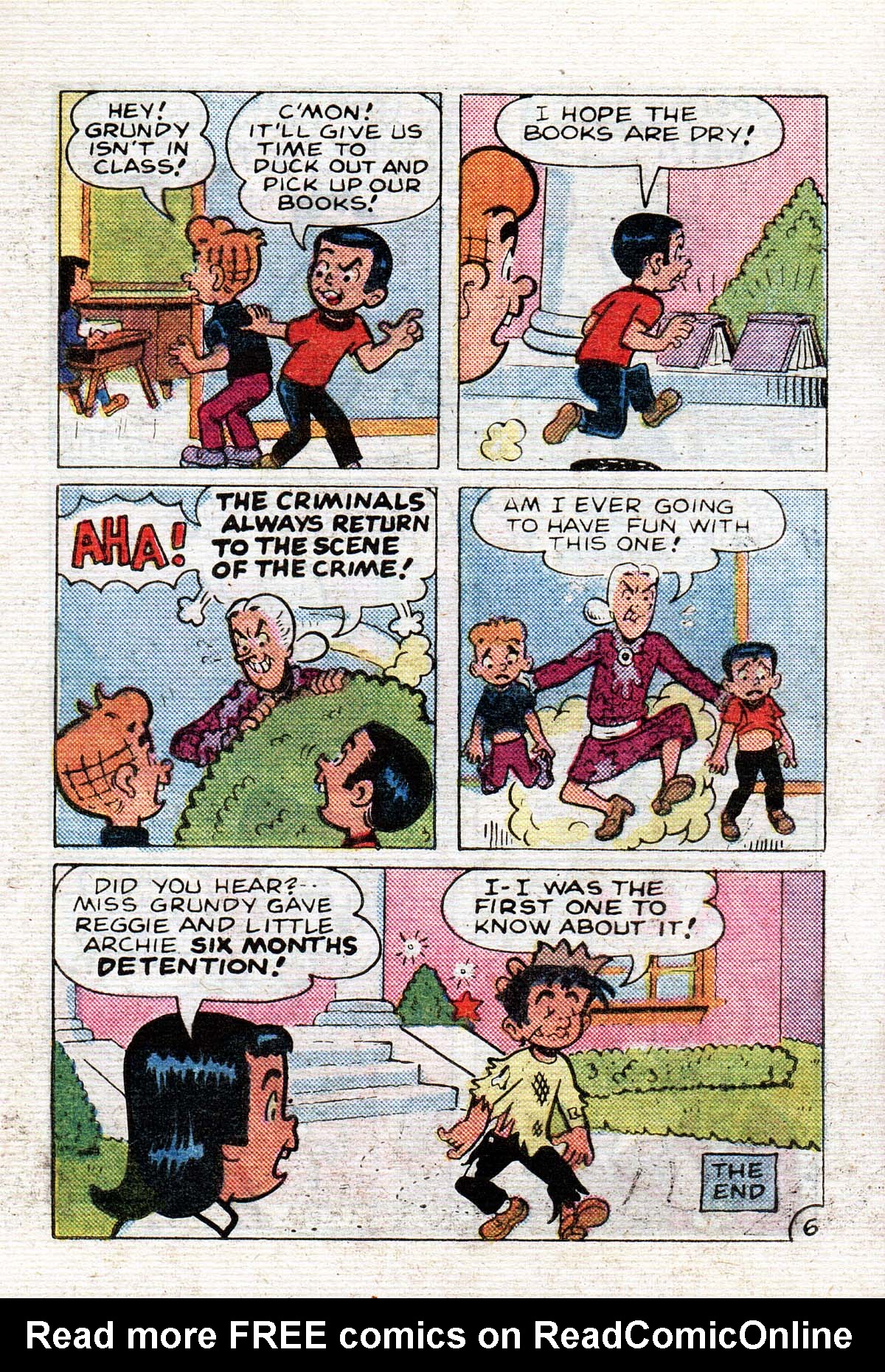 Read online Little Archie Comics Digest Magazine comic -  Issue #33 - 47