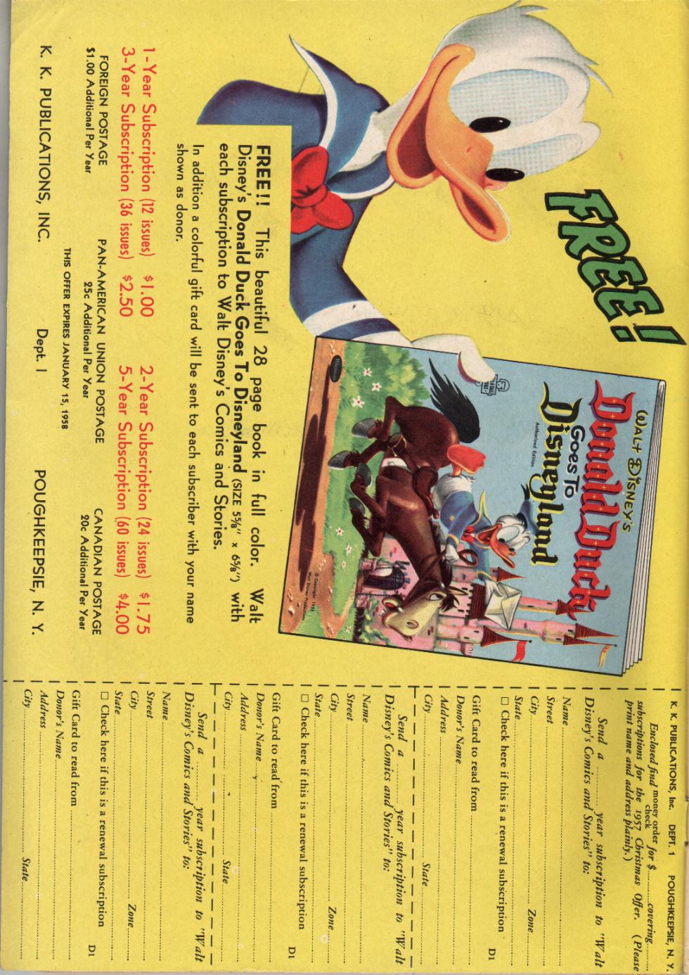 Read online Walt Disney's Comics and Stories comic -  Issue #208 - 2