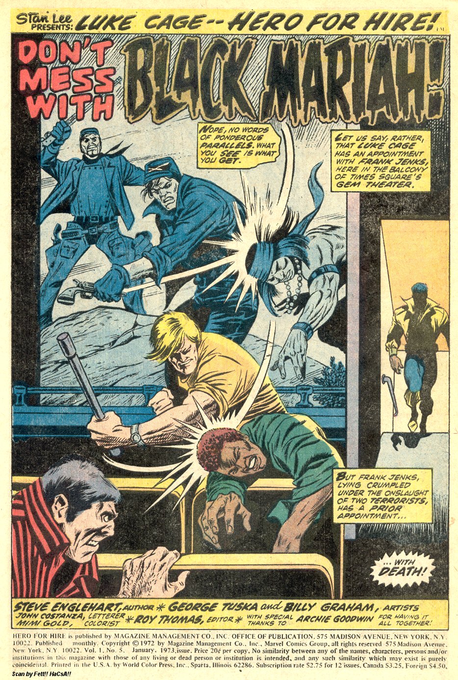 Read online Hero for Hire comic -  Issue #5 - 2
