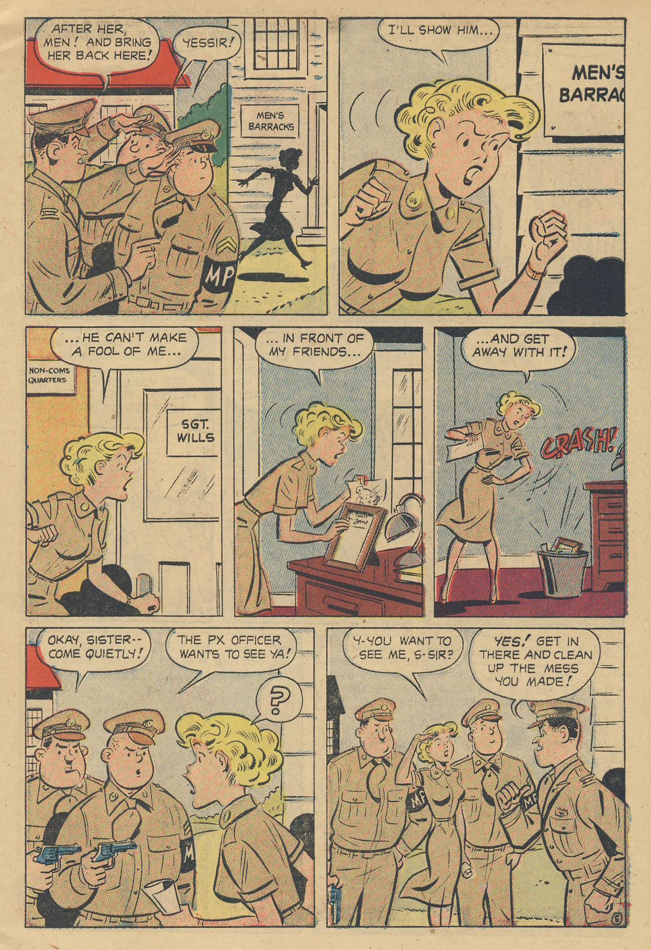 Read online G. I. Jane (1953) comic -  Issue #6 - 7