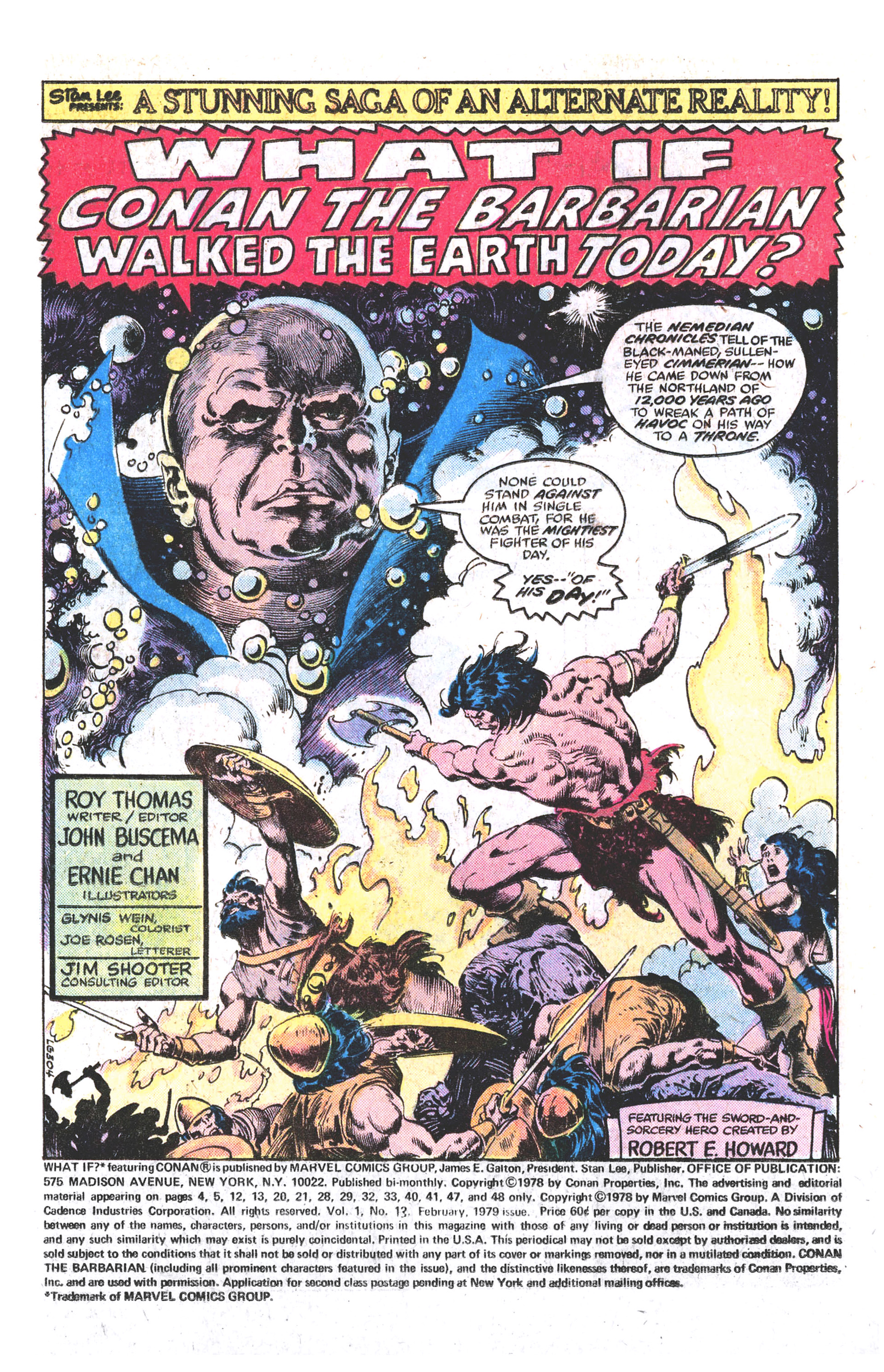 Read online What If? (1977) comic -  Issue #13 - Conan The Barbarian walked the Earth Today - 2