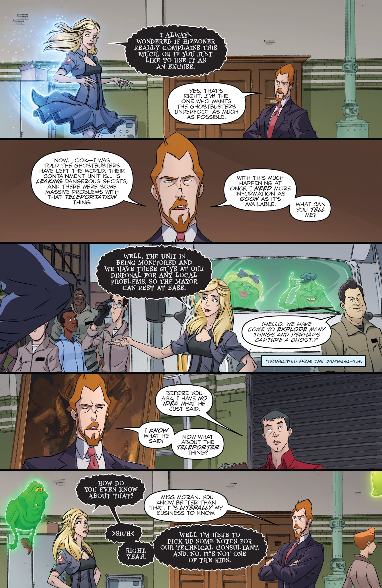 Read online Ghostbusters: Crossing Over comic -  Issue #5 - 8
