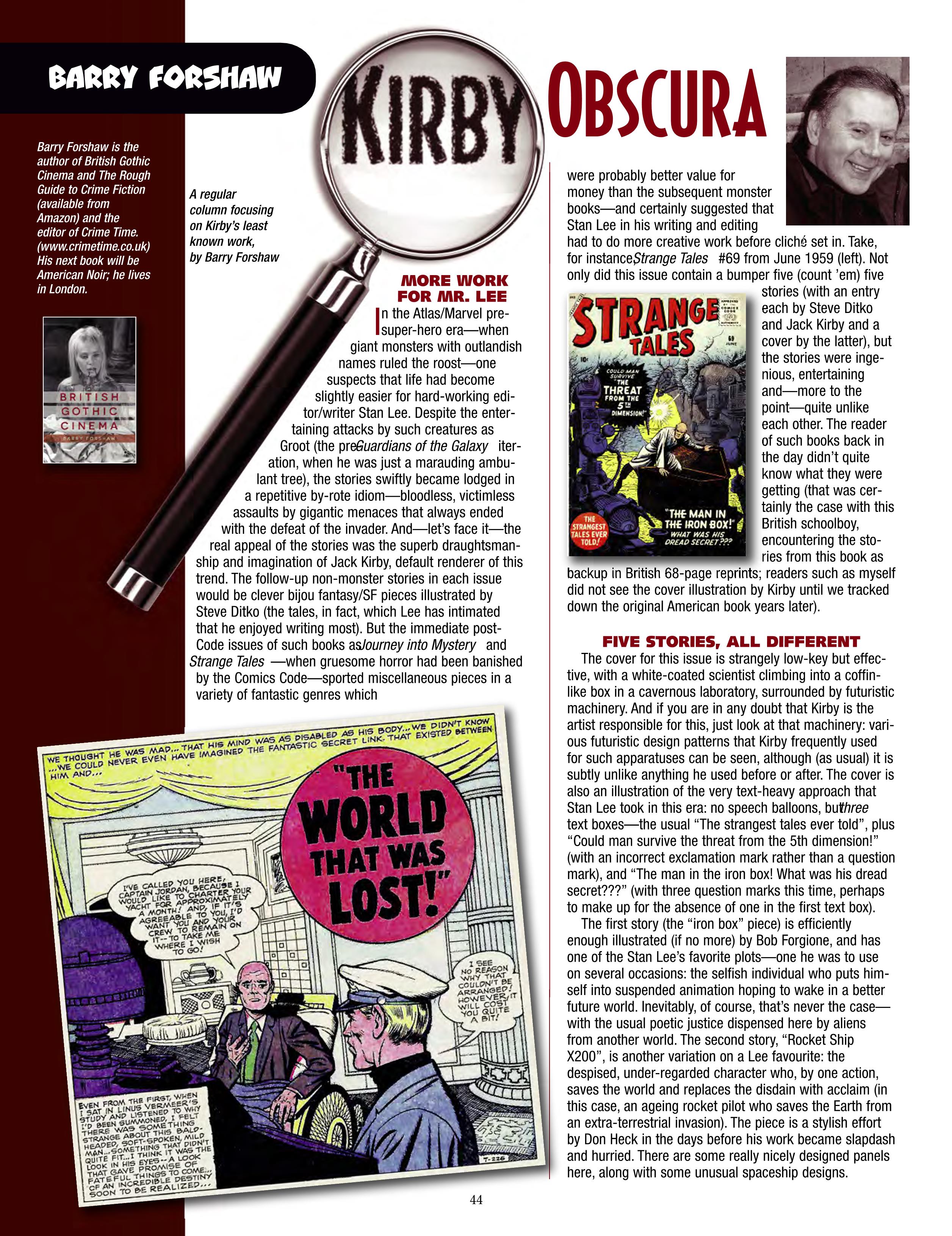 Read online The Jack Kirby Collector comic -  Issue #71 - 46