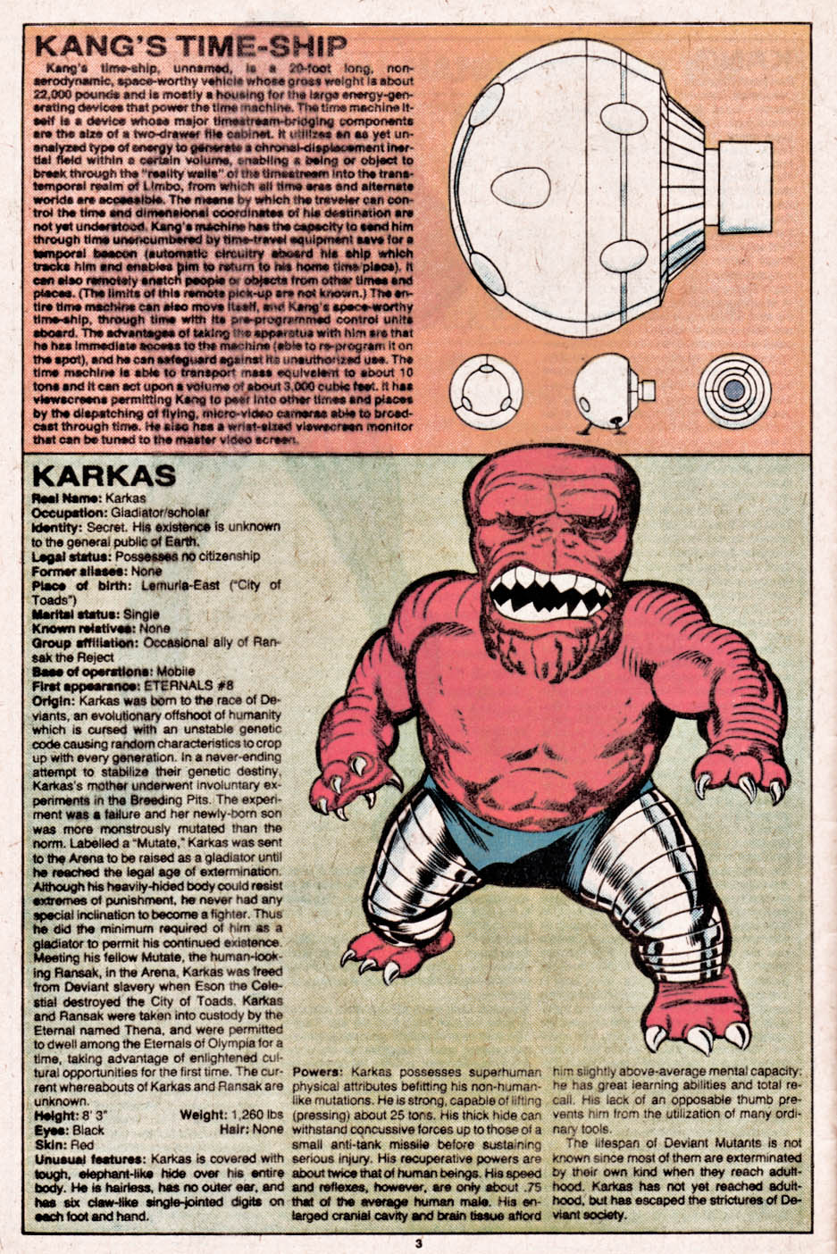The Official Handbook of the Marvel Universe issue 6 - Page 4