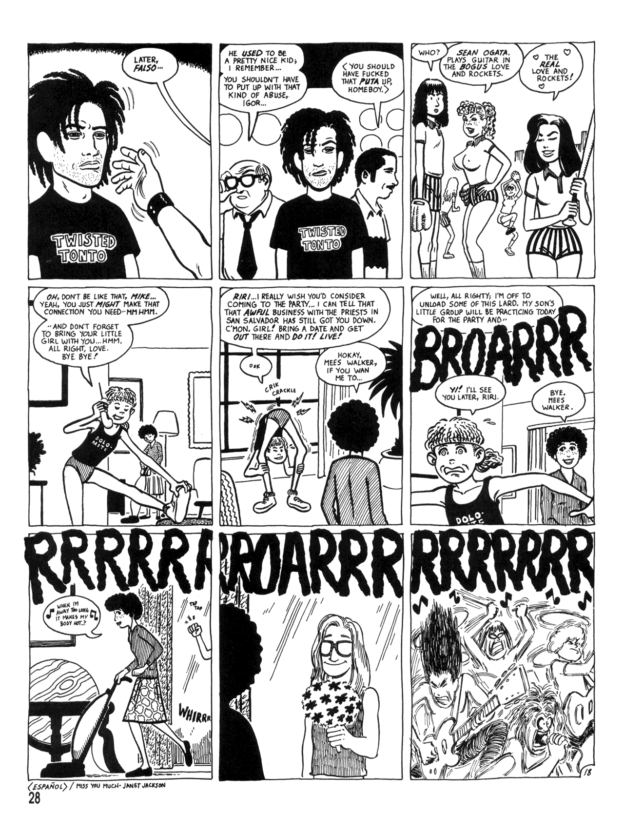 Read online Love and Rockets (1982) comic -  Issue #33 - 30