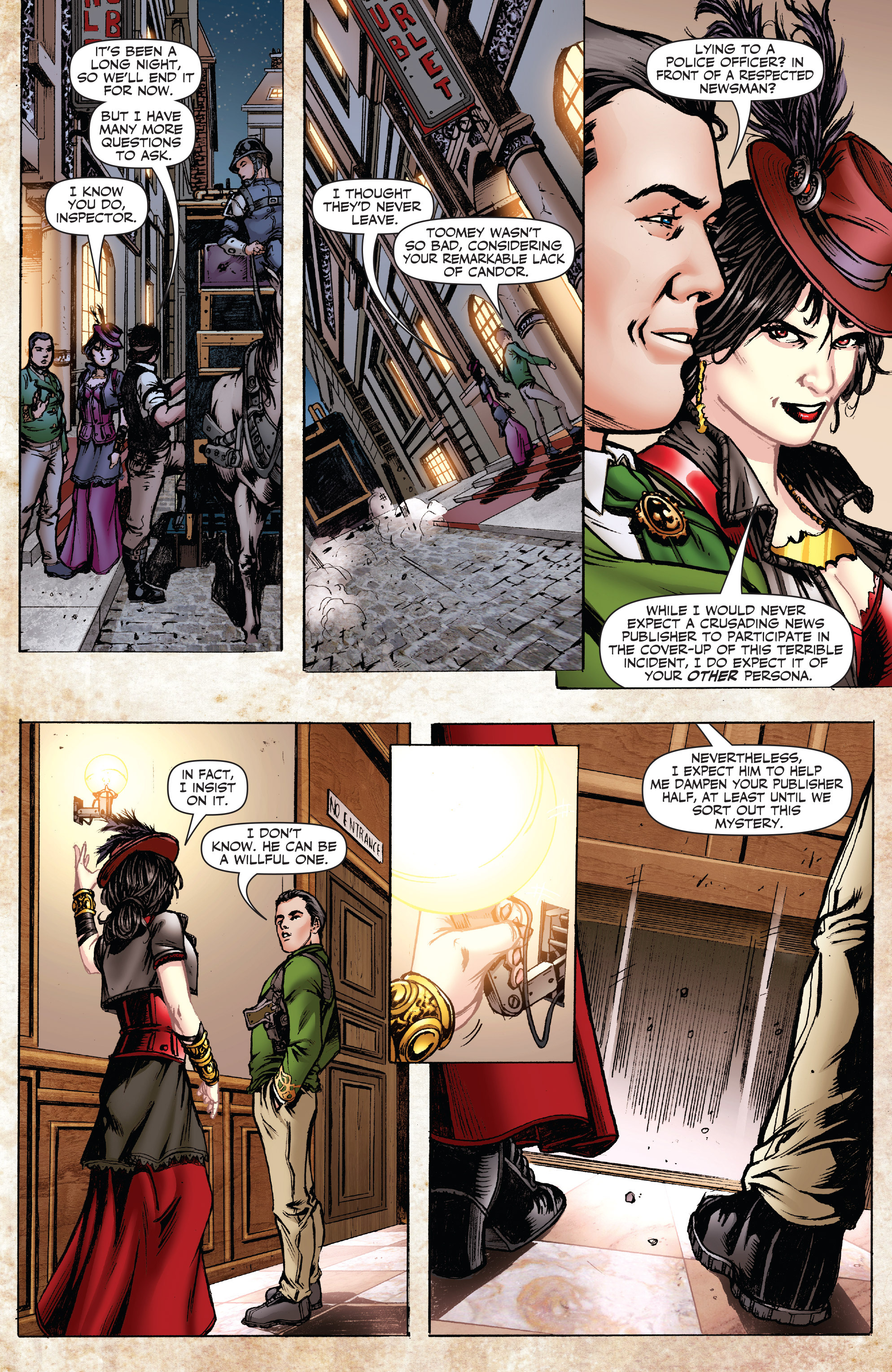 Read online Legenderry: A Steampunk Adventure comic -  Issue #1 - 16