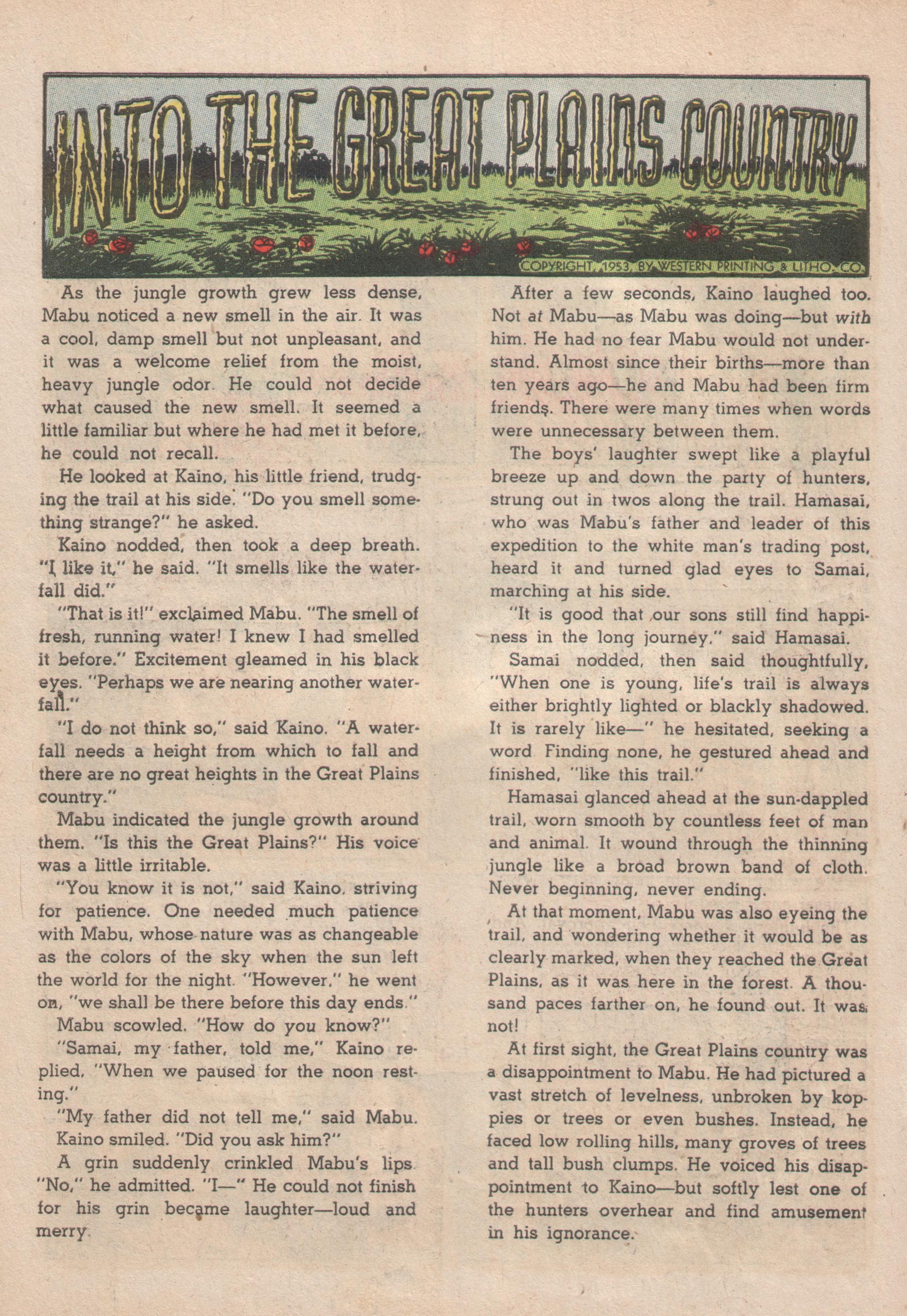 Read online Tarzan (1948) comic -  Issue #42 - 42