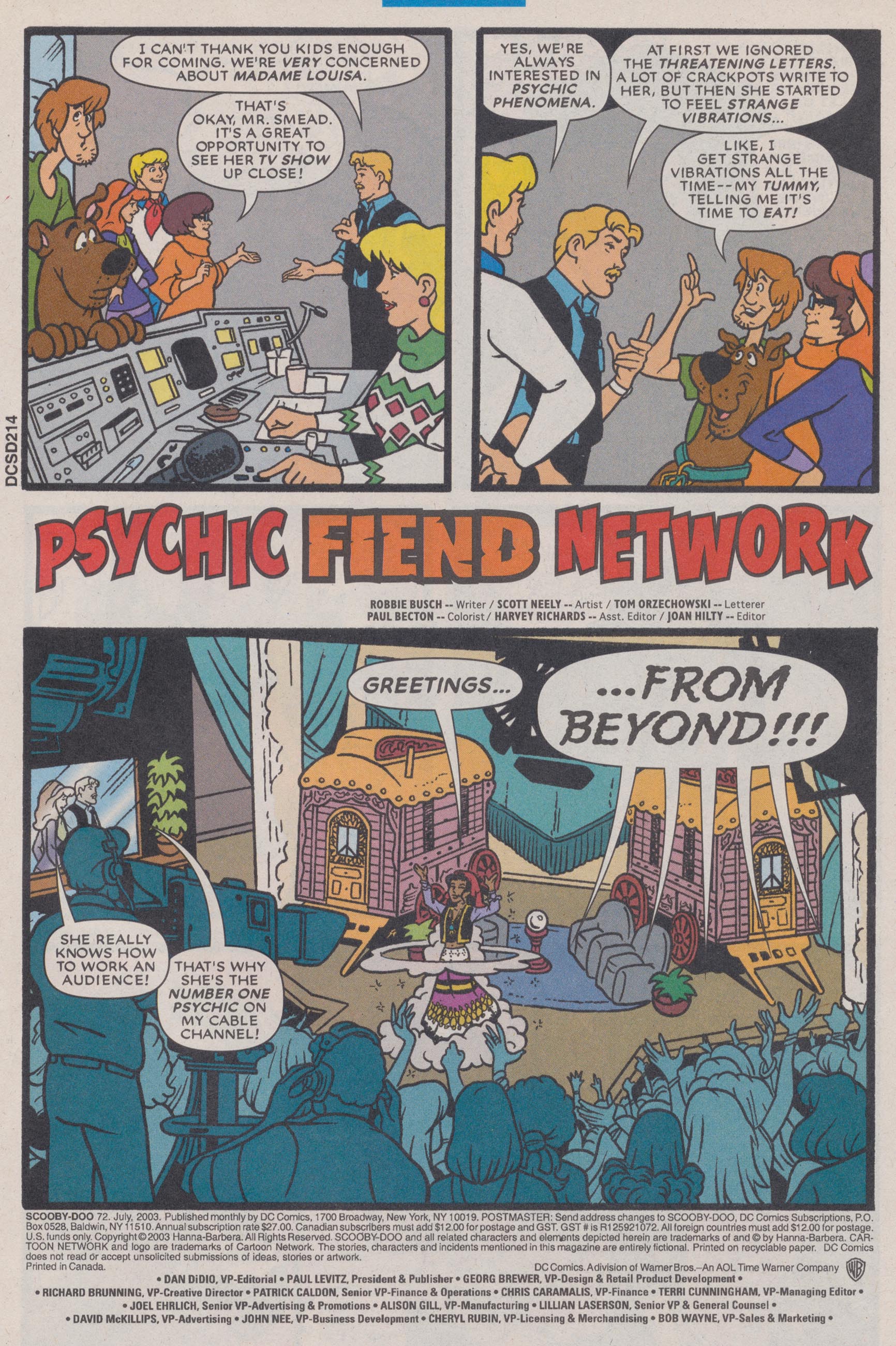 Read online Scooby-Doo (1997) comic -  Issue #72 - 3