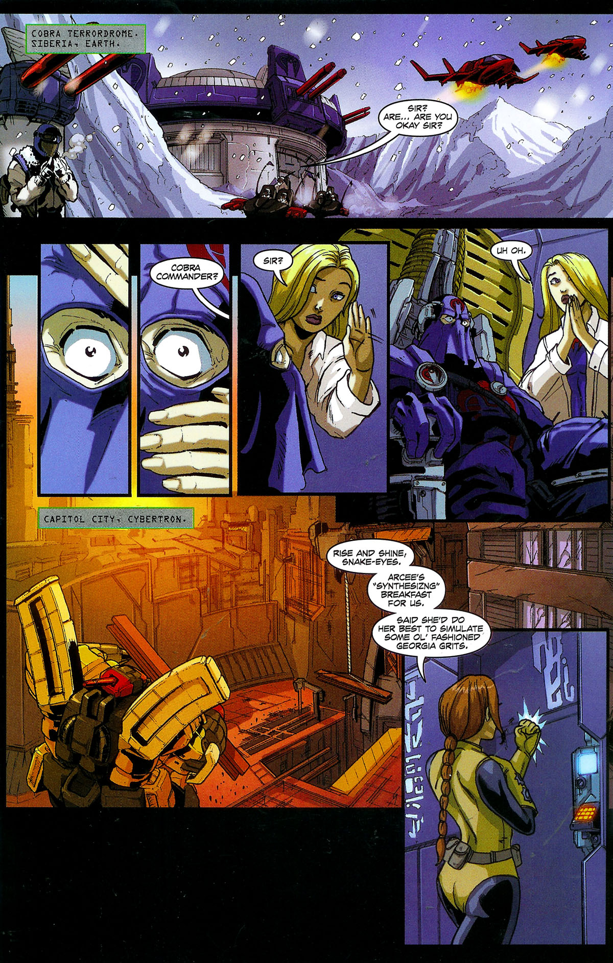 Read online G.I. Joe vs. The Transformers III: The Art of War comic -  Issue #5 - 22