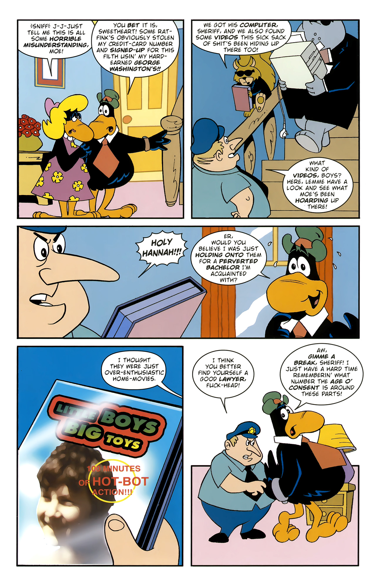 Read online Mark Millar's The Unfunnies comic -  Issue #1 - 5