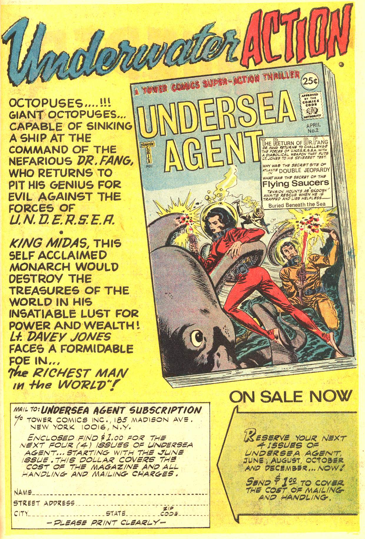 Read online T.H.U.N.D.E.R. Agents (1965) comic -  Issue #4 - 27