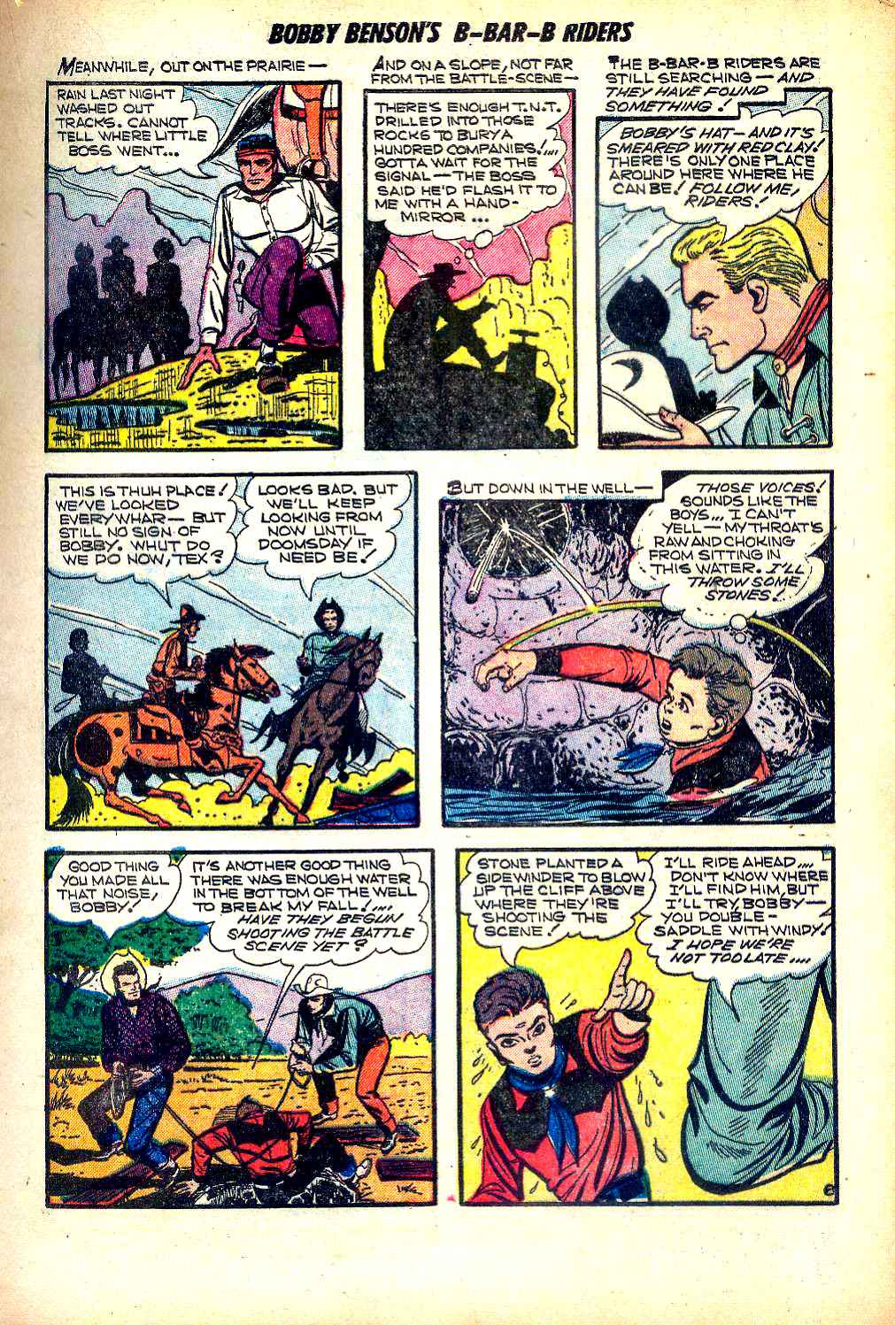 Read online Bobby Benson's B-Bar-B Riders comic -  Issue #17 - 17