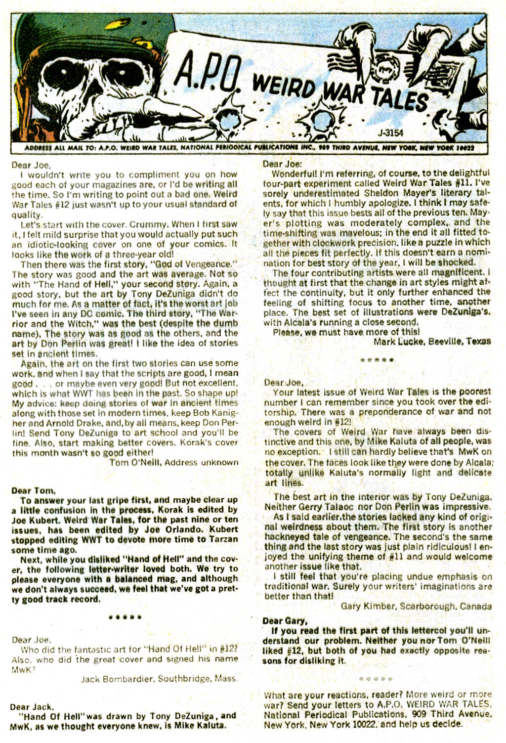 Read online Weird War Tales (1971) comic -  Issue #17 - 33
