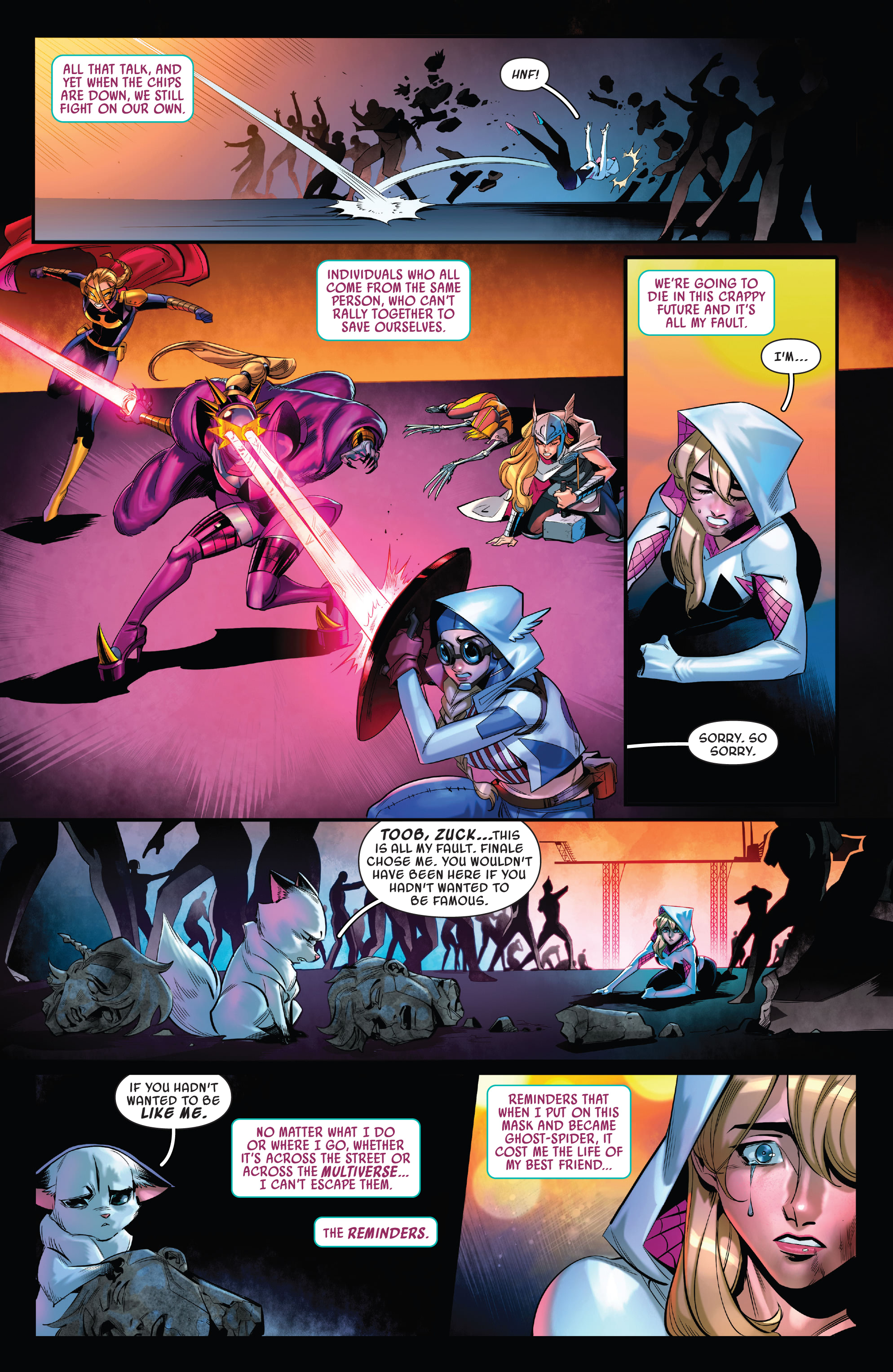 Read online Spider-Gwen: Gwenverse comic -  Issue #5 - 6