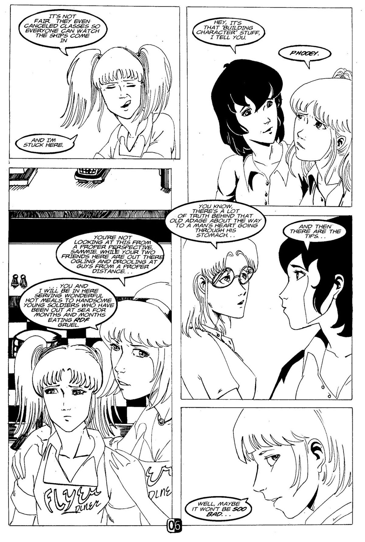 Read online Robotech Academy Blues comic -  Issue #5 - 8