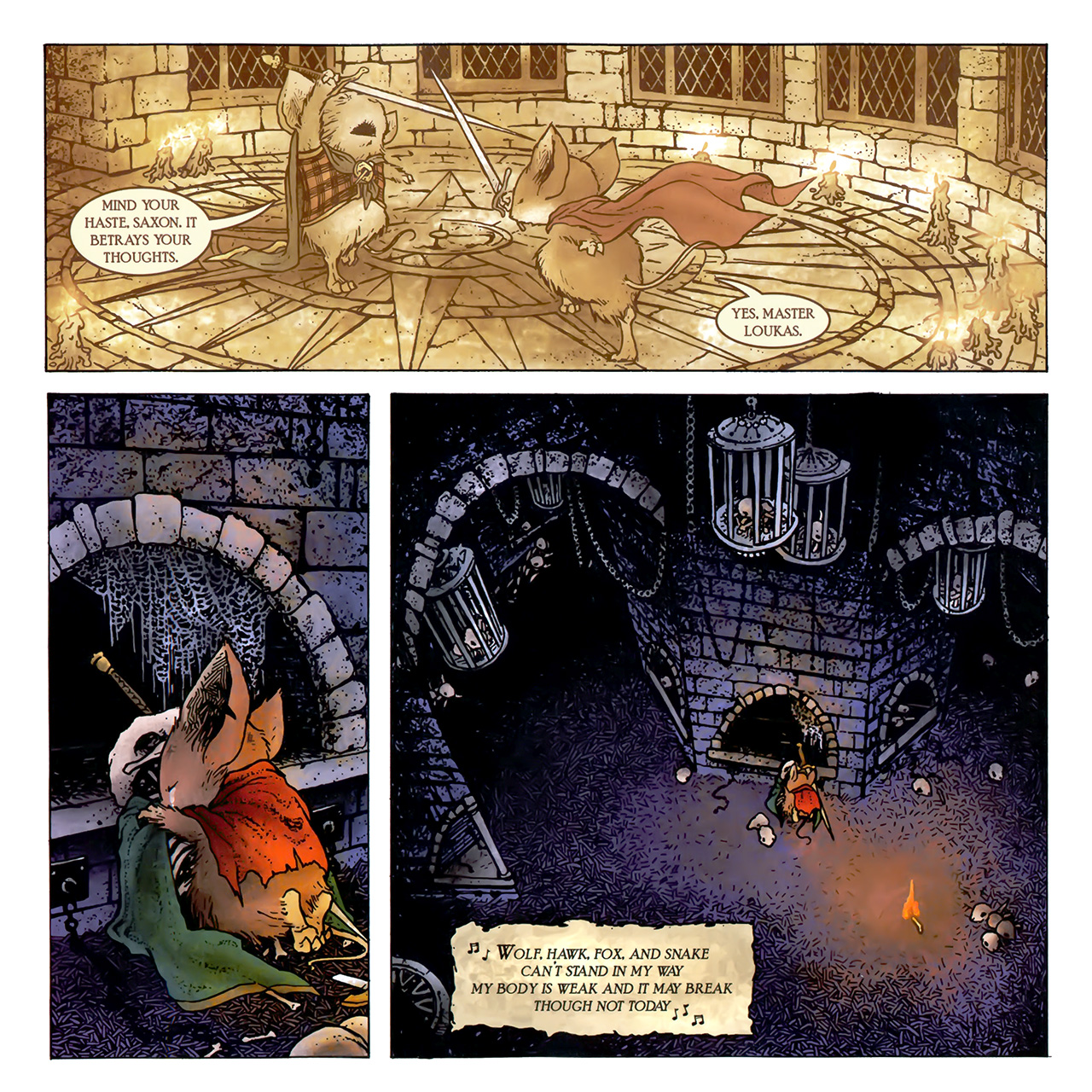 Read online Mouse Guard: Winter 1152 comic -  Issue #4 - 22