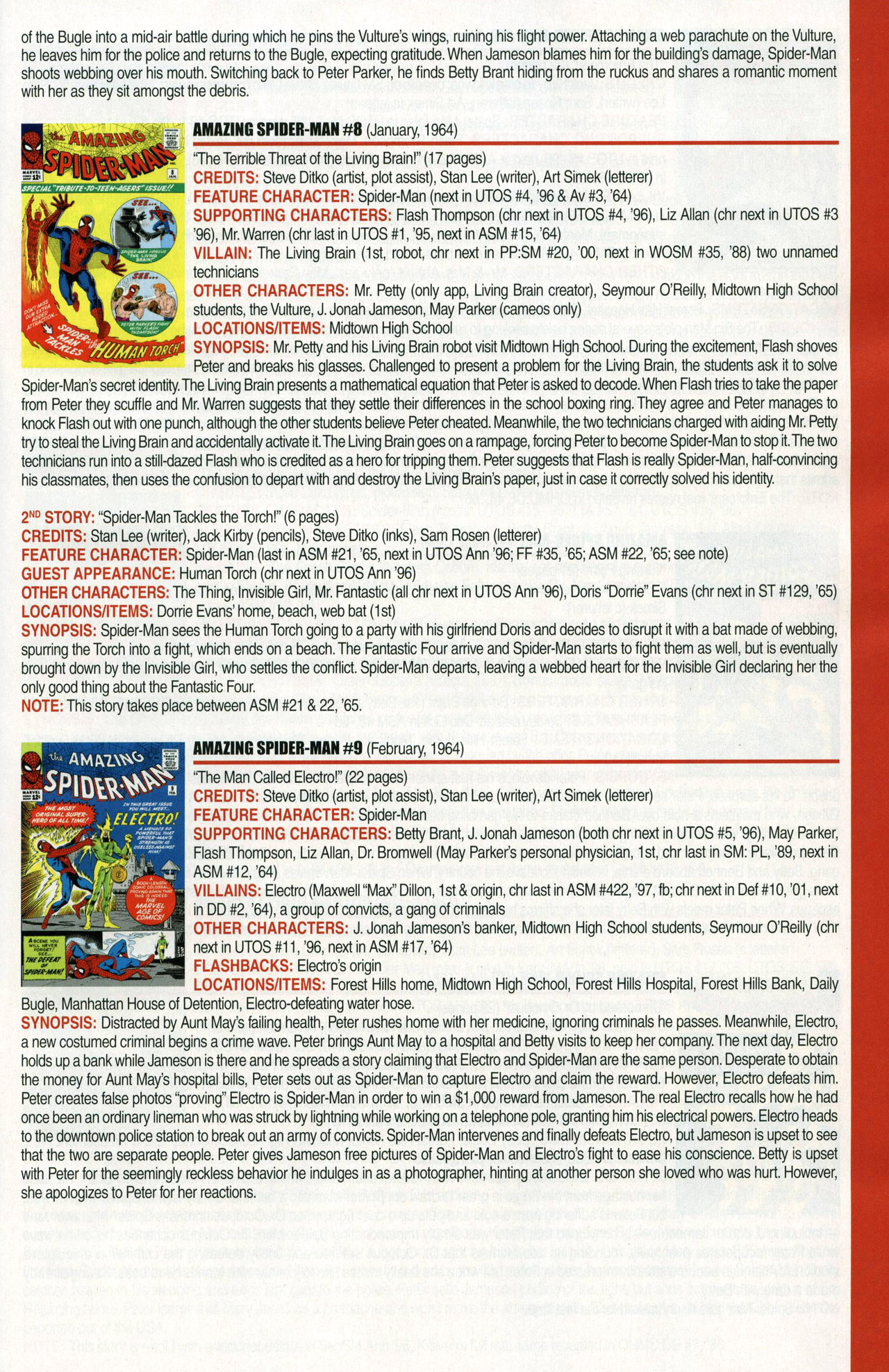 Read online Official Index to the Marvel Universe comic -  Issue #1 - 7