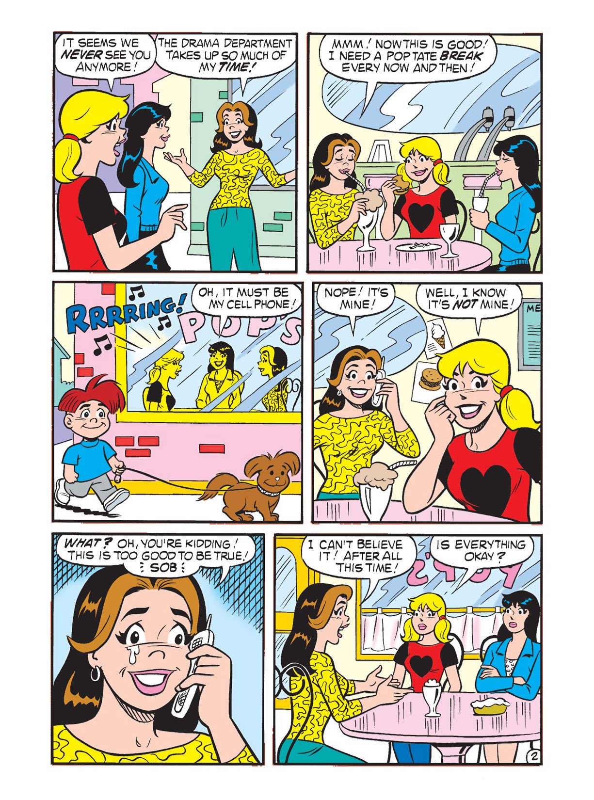 Read online Betty & Veronica Friends Double Digest comic -  Issue #224 - 135