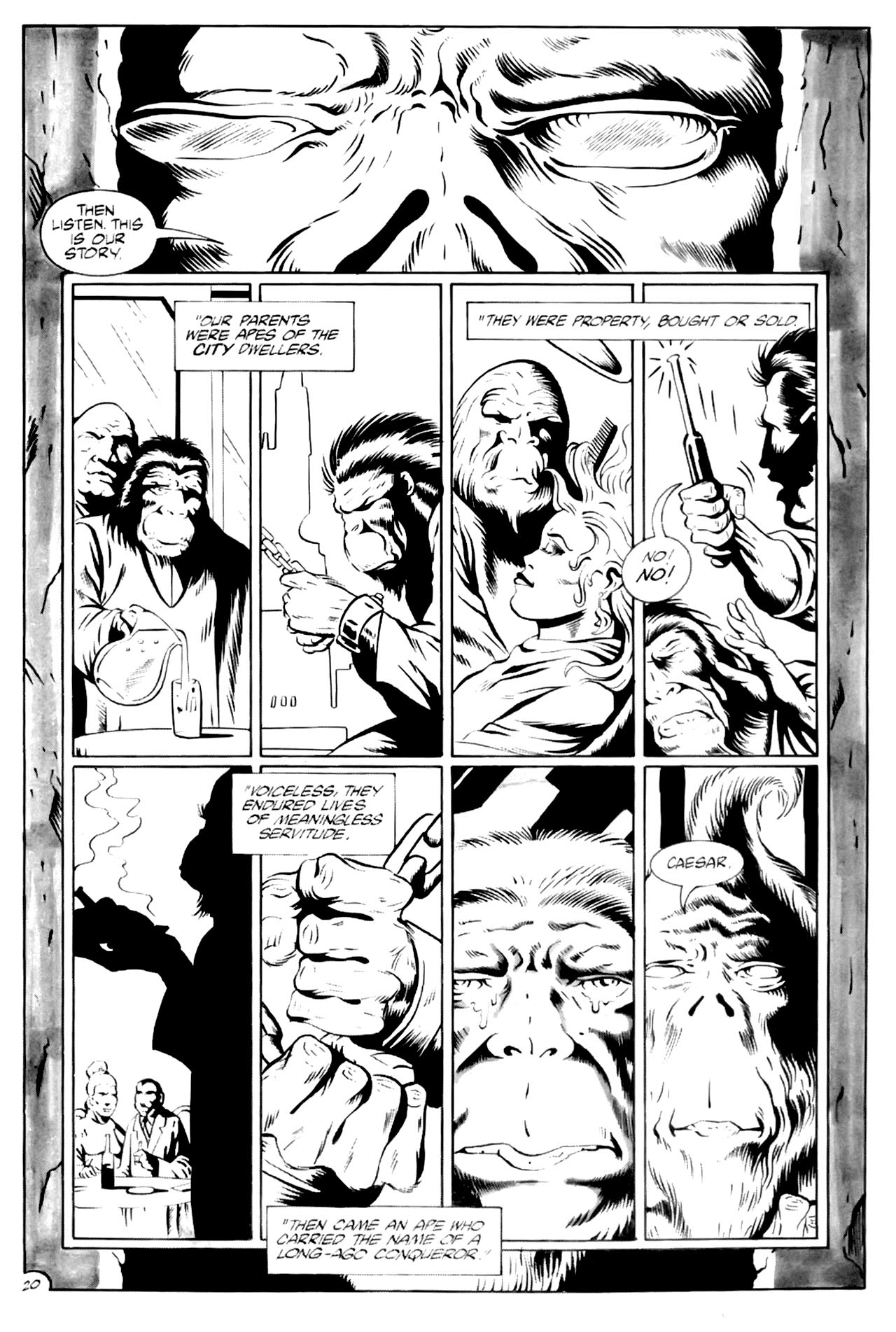 Read online Planet of the Apes (1990) comic -  Issue #2 - 22