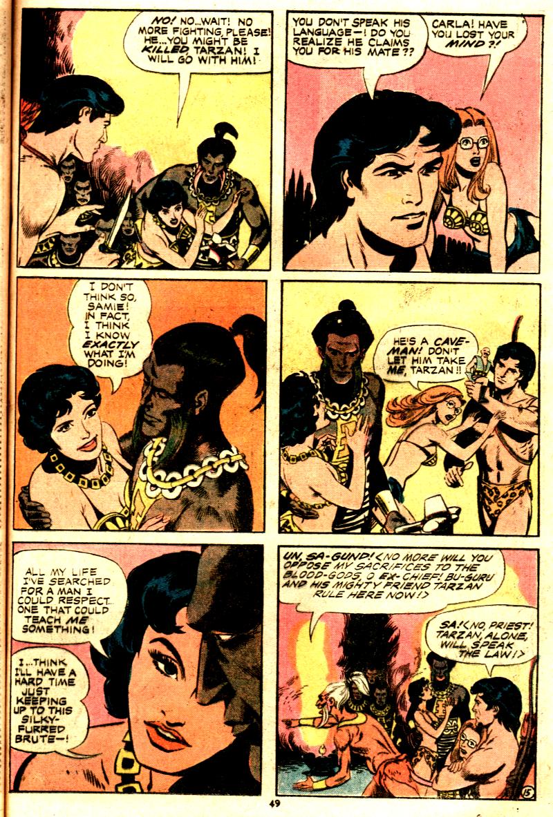 Read online Tarzan (1972) comic -  Issue #232 - 44