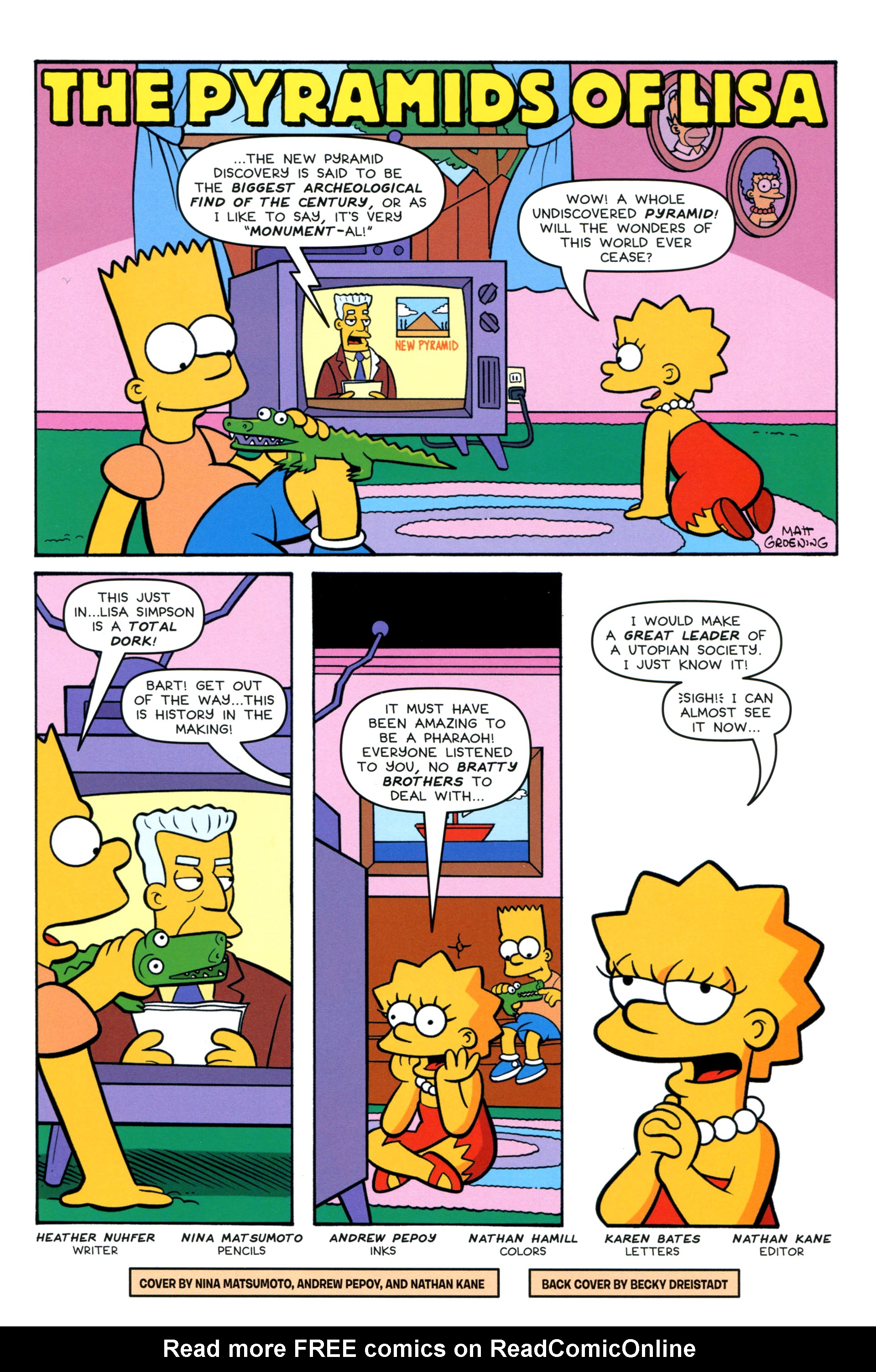 Read online Simpsons One-Shot Wonders: Lisa comic -  Issue # Full - 3