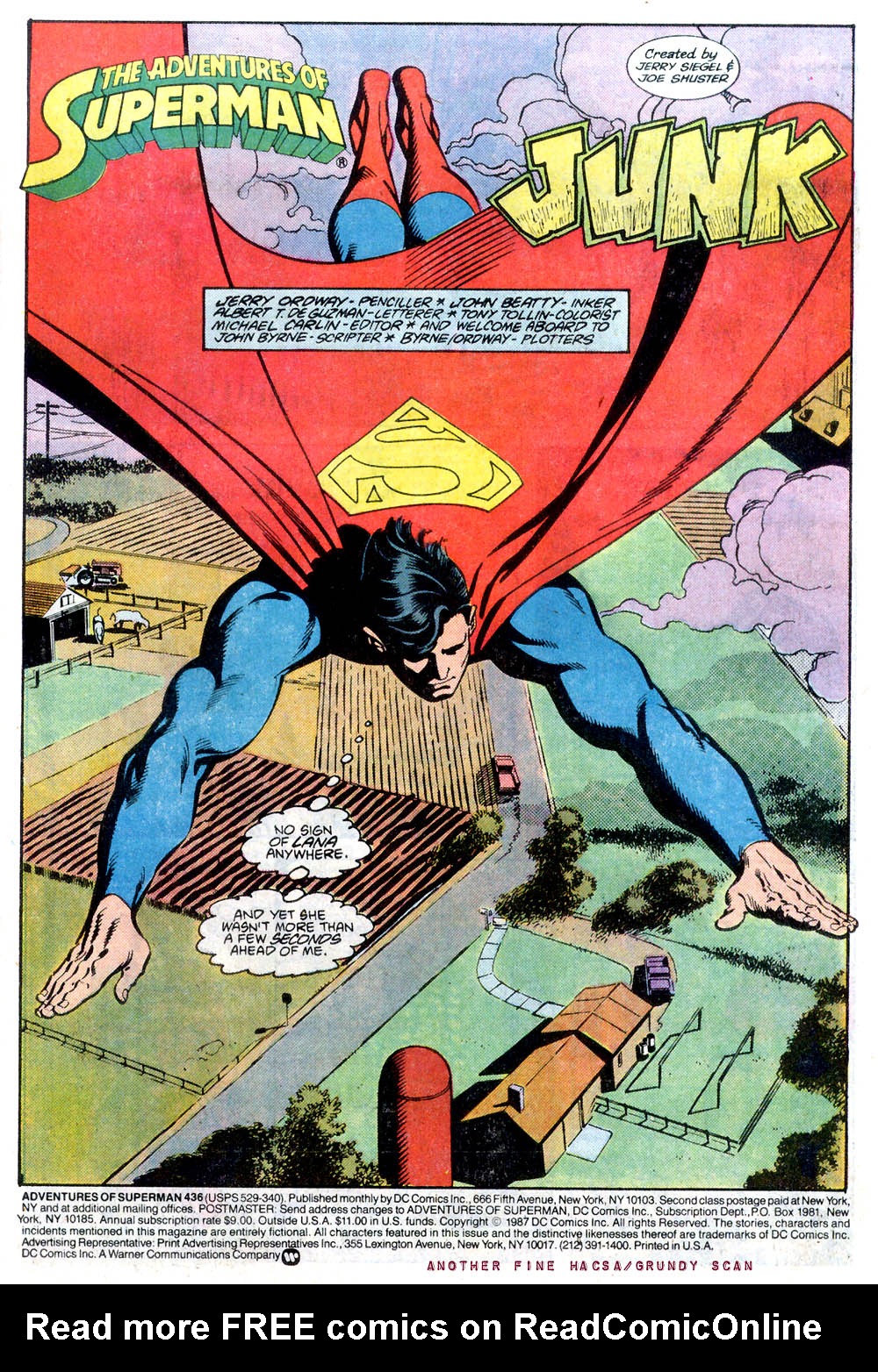 Read online Adventures of Superman (1987) comic -  Issue #436 - 2