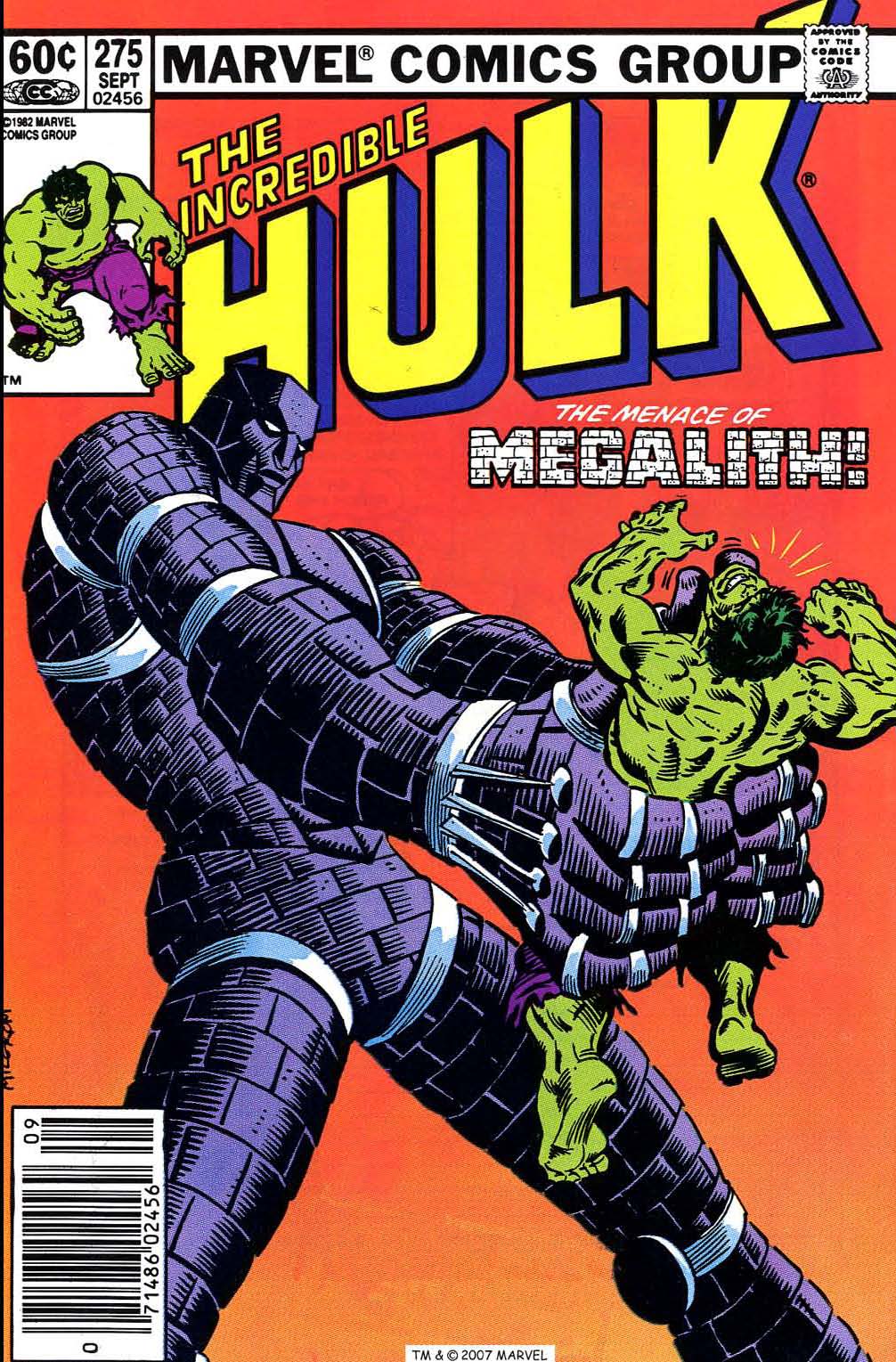 Read online The Incredible Hulk (1968) comic -  Issue #275 - 1